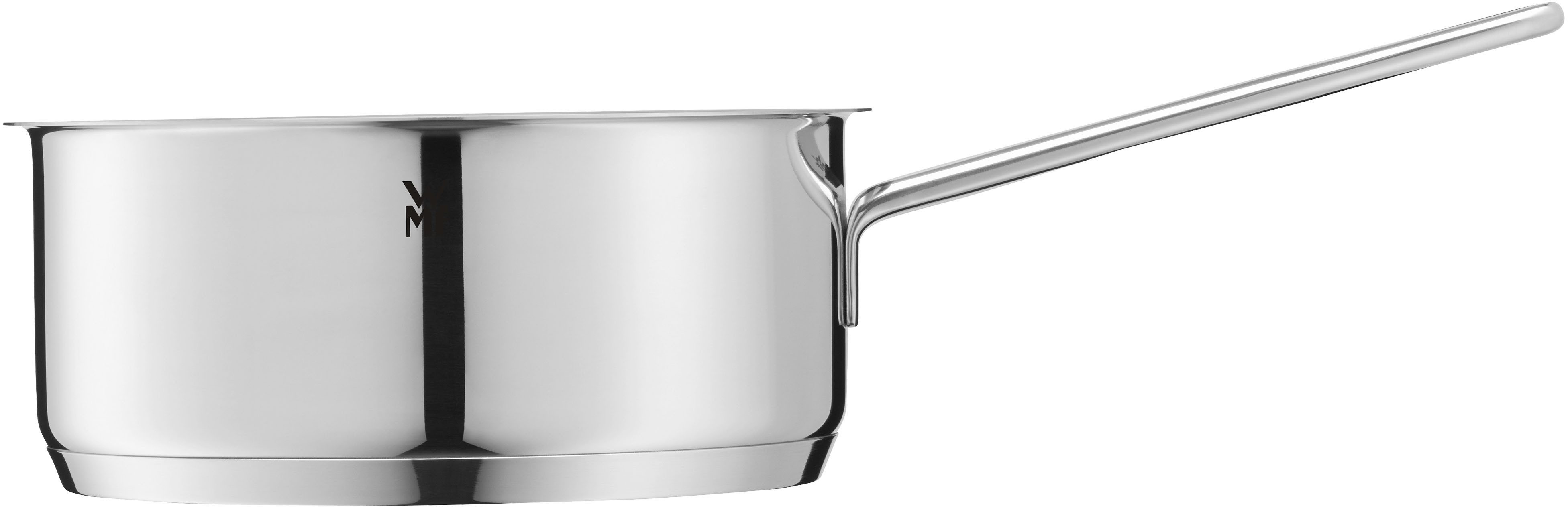 WMF Kasserolle Compact Cuisine, Cromargan® Edelstahl Rostfrei 18/10 (1-tlg), wärmeduzierende Hohlgriffe, Innenskalierung, Schüttrand