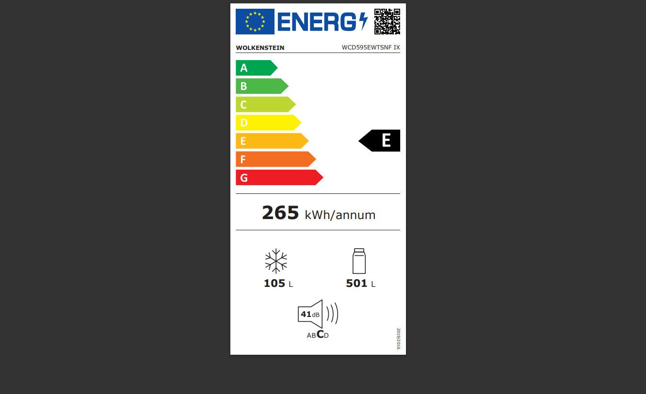 Energieeffizienzklasse: 