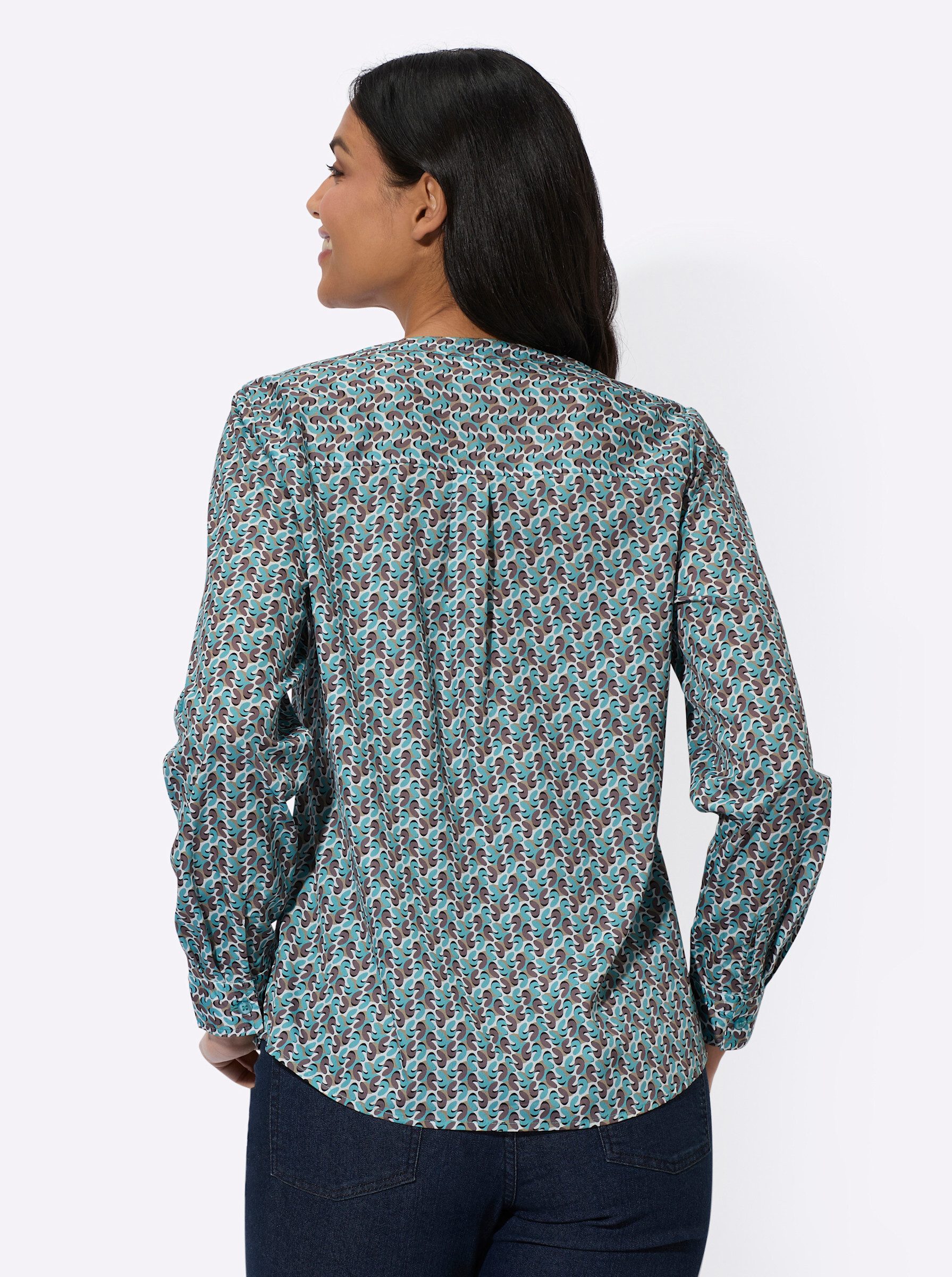 Sieh an! Klassische Bluse Schlupfbluse günstig online kaufen