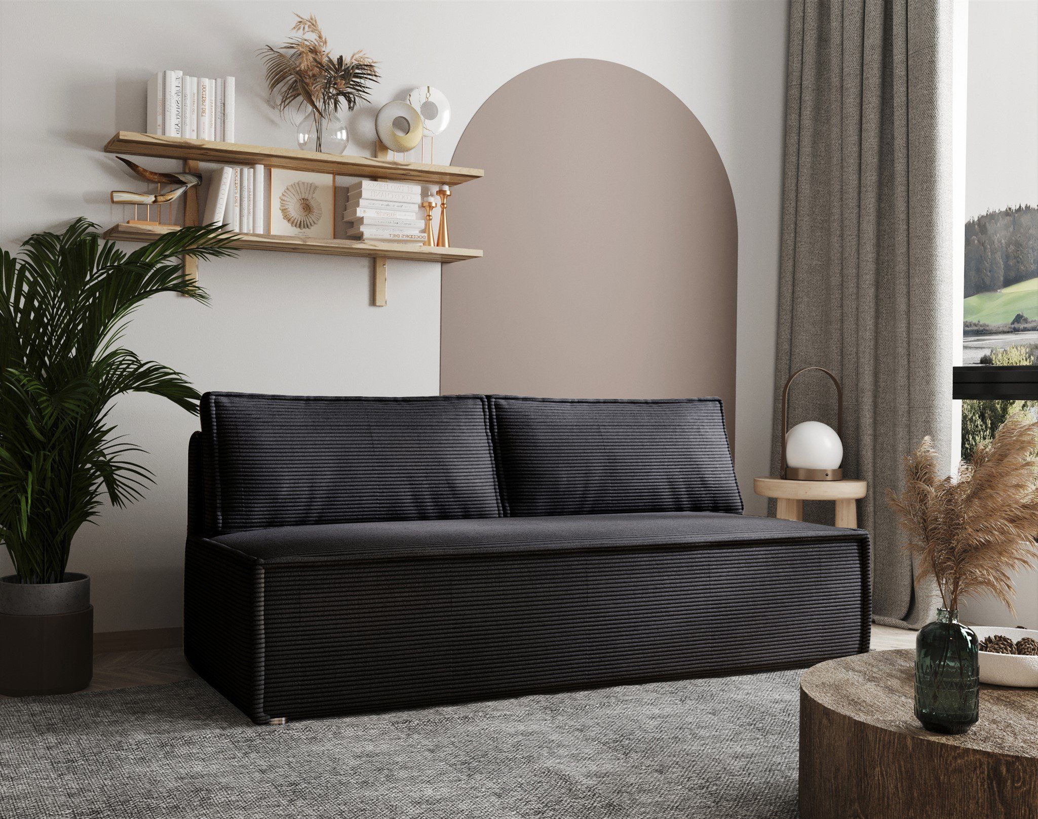 Fun Möbel Schlafsofa Sofa Designersofa EMMA günstig online kaufen