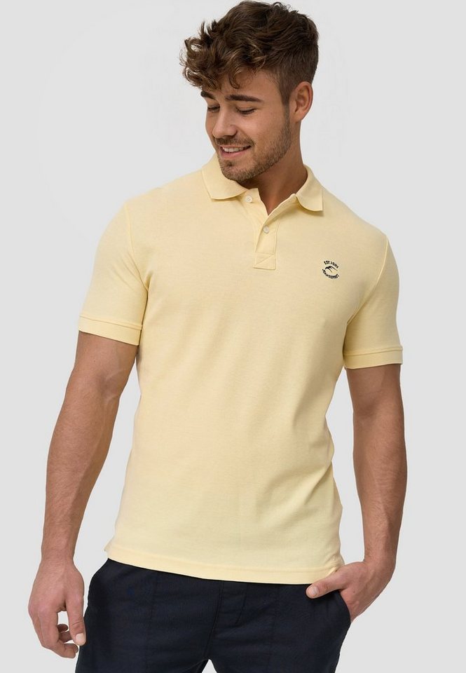 INDICODE Poloshirt Herren Wadim Polo Shirt Herrenshirt mit feiner Logo-Stickerei auf der Brust