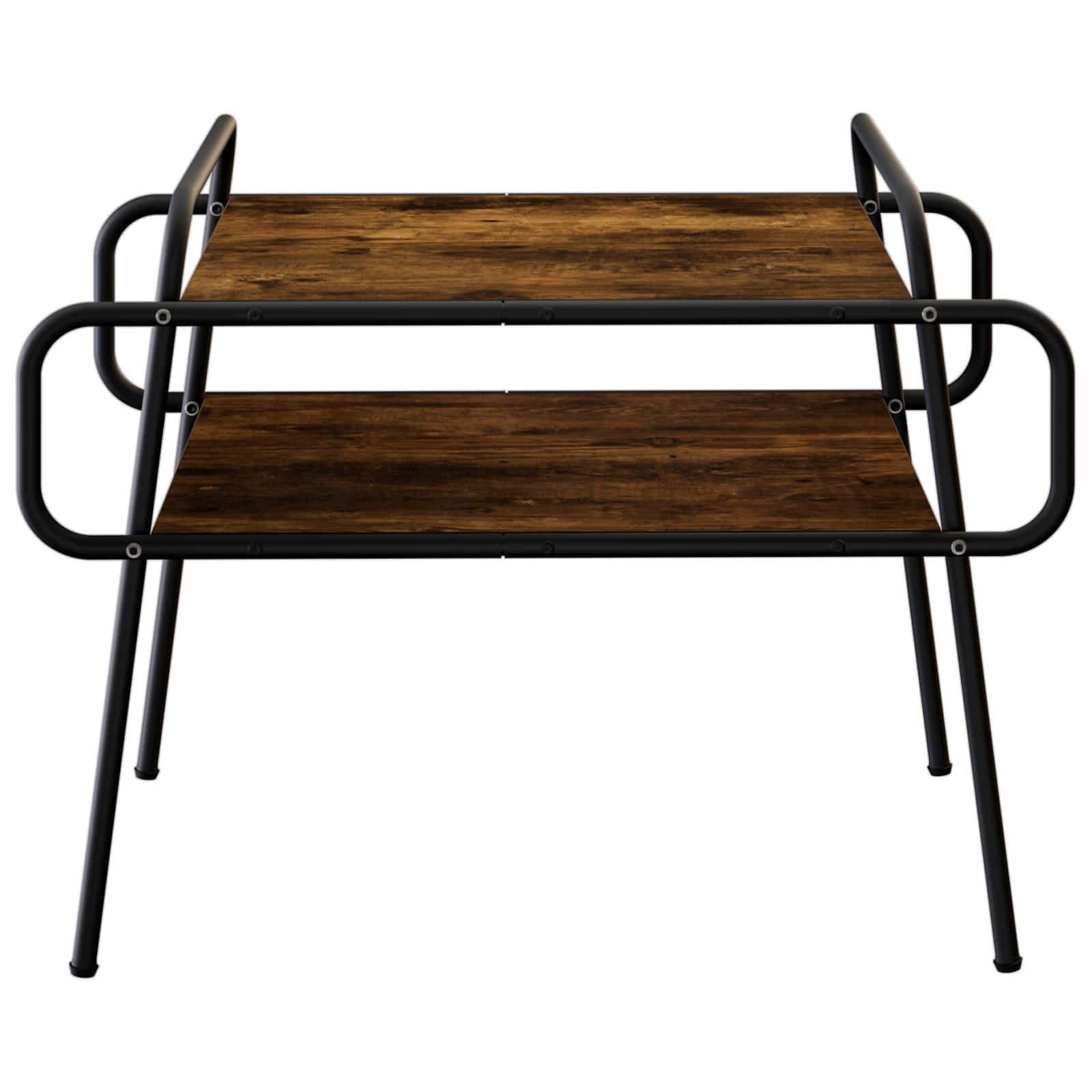 vidaXL Couchtisch Couchtisch Geräucherte Eiche 70 x 50 x 51 cm Holzwerkstoff (1-St)