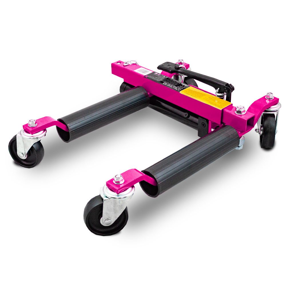 Bituxx Rangierwagenheber Rangierhilfe inkl. Wagenheber Magenta, 1-tlg., MS-19927