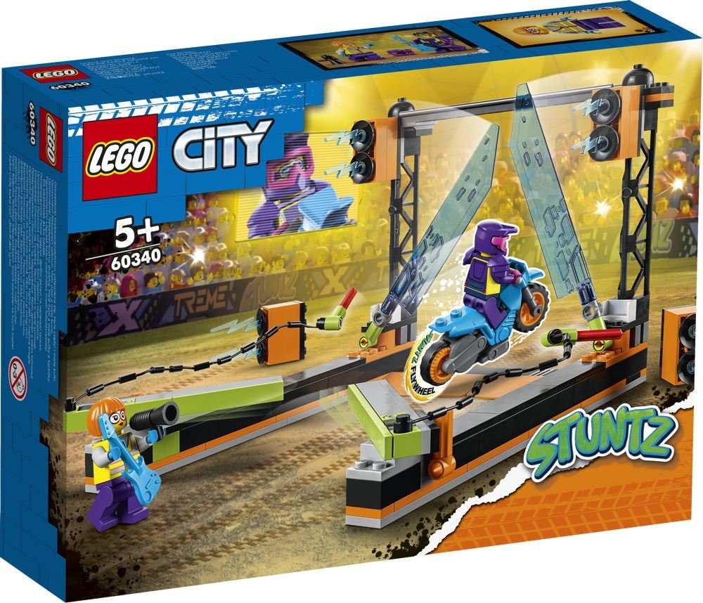 LEGO® City Stunt Hindernis-Stuntchallenge 154 Teile 60340 Spielbausteine