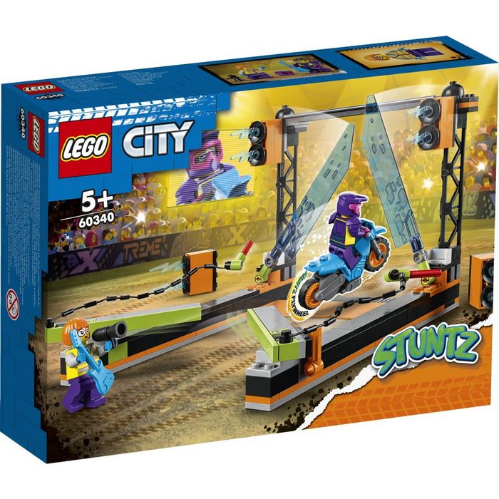 LEGO® Spielbausteine LEGO® City Stunt Hindernis-Stuntchallenge 154 Teile 60340