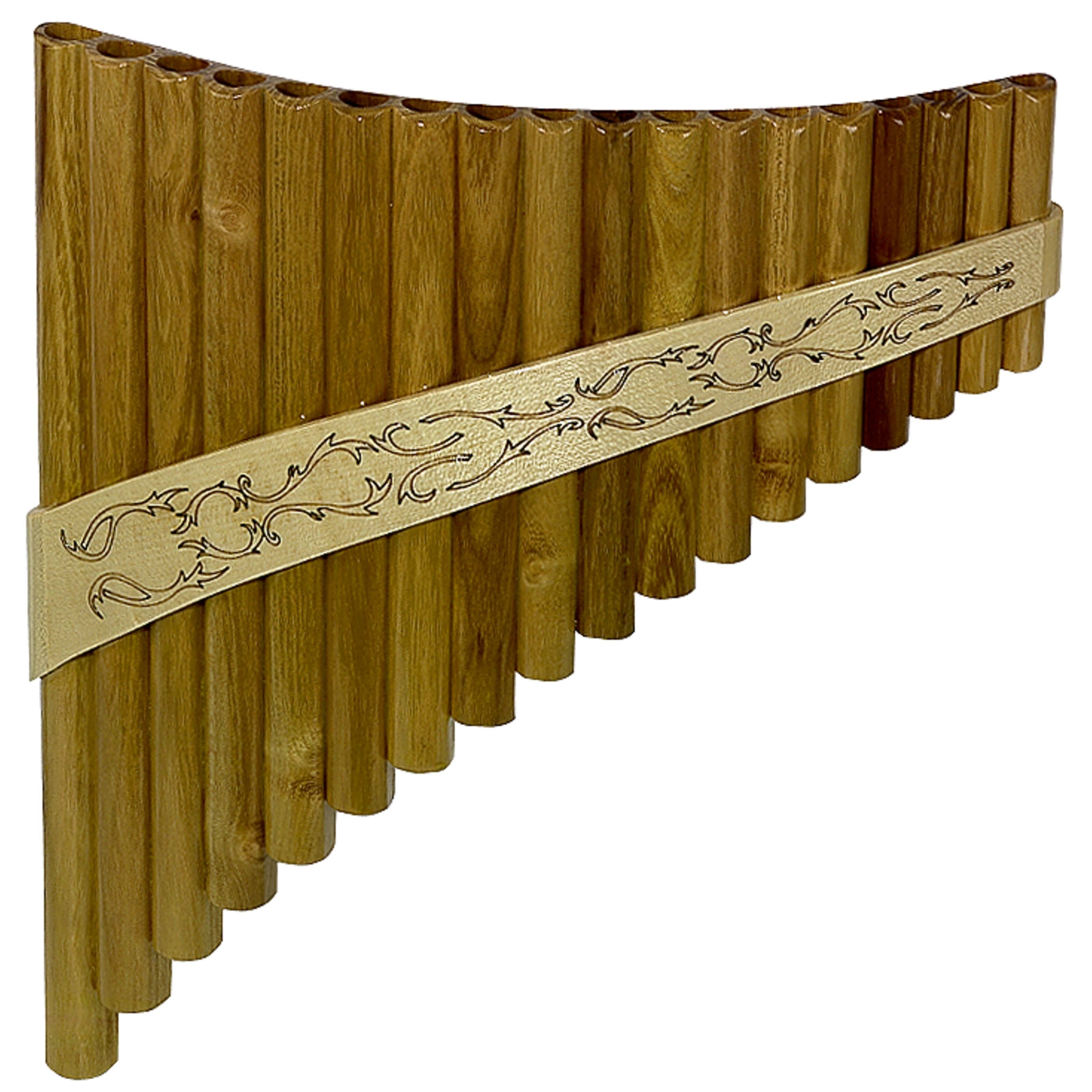 Gewa Panflöte, Solist Panflöte G-Dur 700.323, Panflöten & Effektpfeifen, Panflöten, Solist Panflöte G-Dur 700.323 18 Rohre gebogen - Panflöte