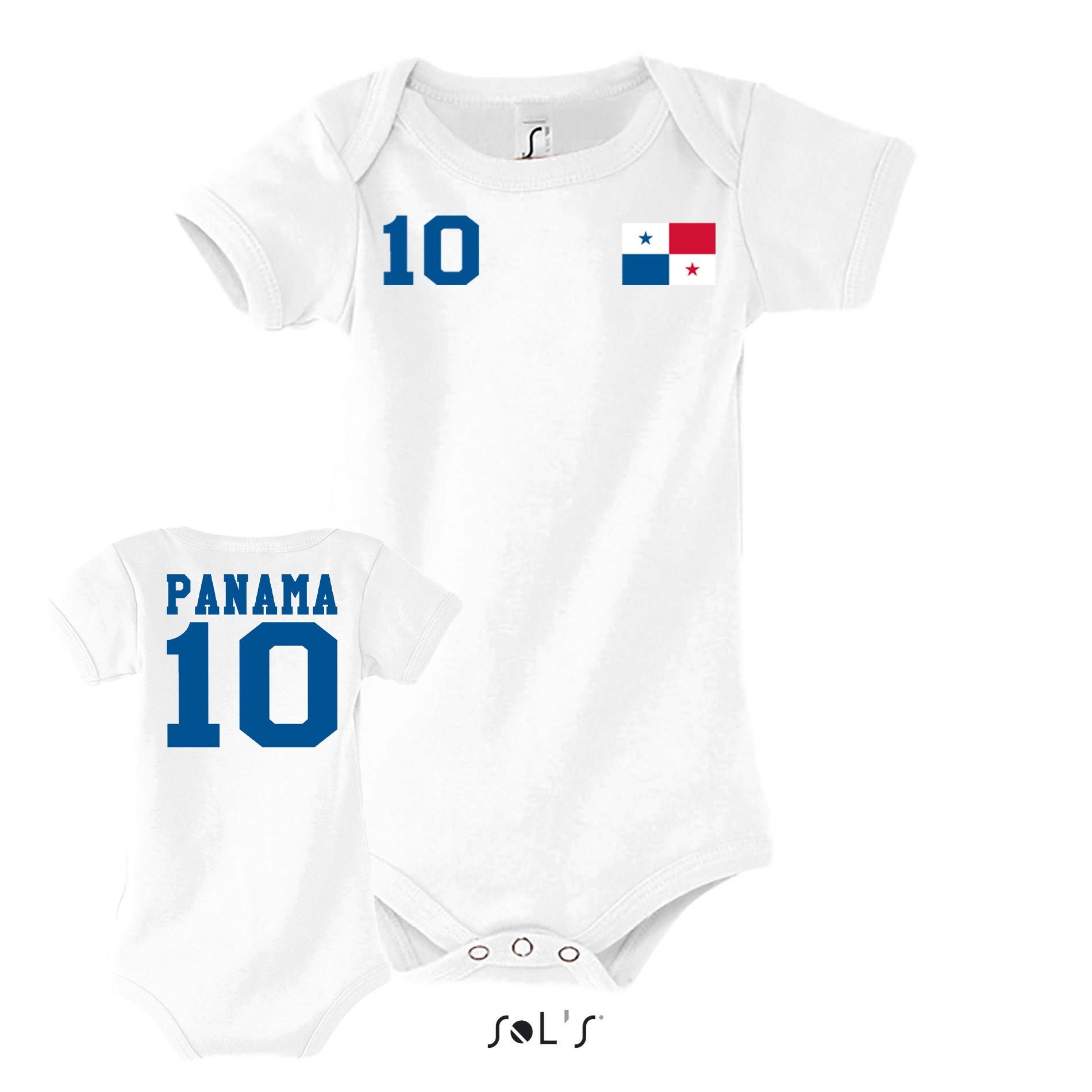 Blondie & Brownie Strampler Kinder Baby Panama Sport Trikot Fußball Handball Meister WM Copa