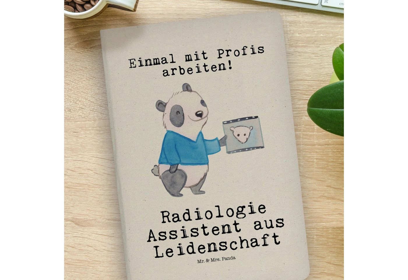 Thumbnail - Mr. & Mrs. Panda Notizbuch Radiologie Assistent Leidenschaft - Transparent - Geschenk, A4 Notizb Mr. & Mrs. Panda, Kreat...