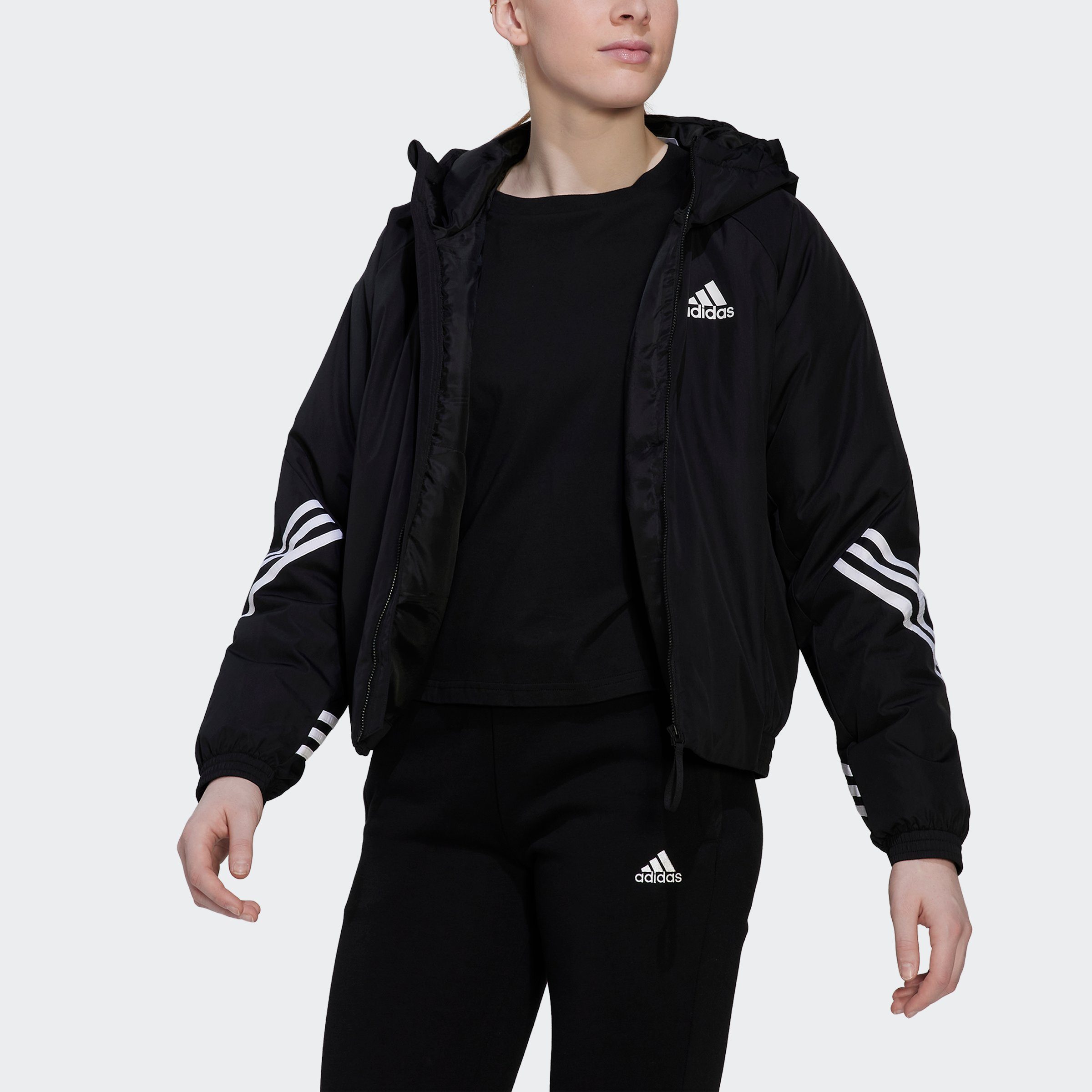 adidas Sportswear Outdoorjacke BACK TO SPORT HOODED Black