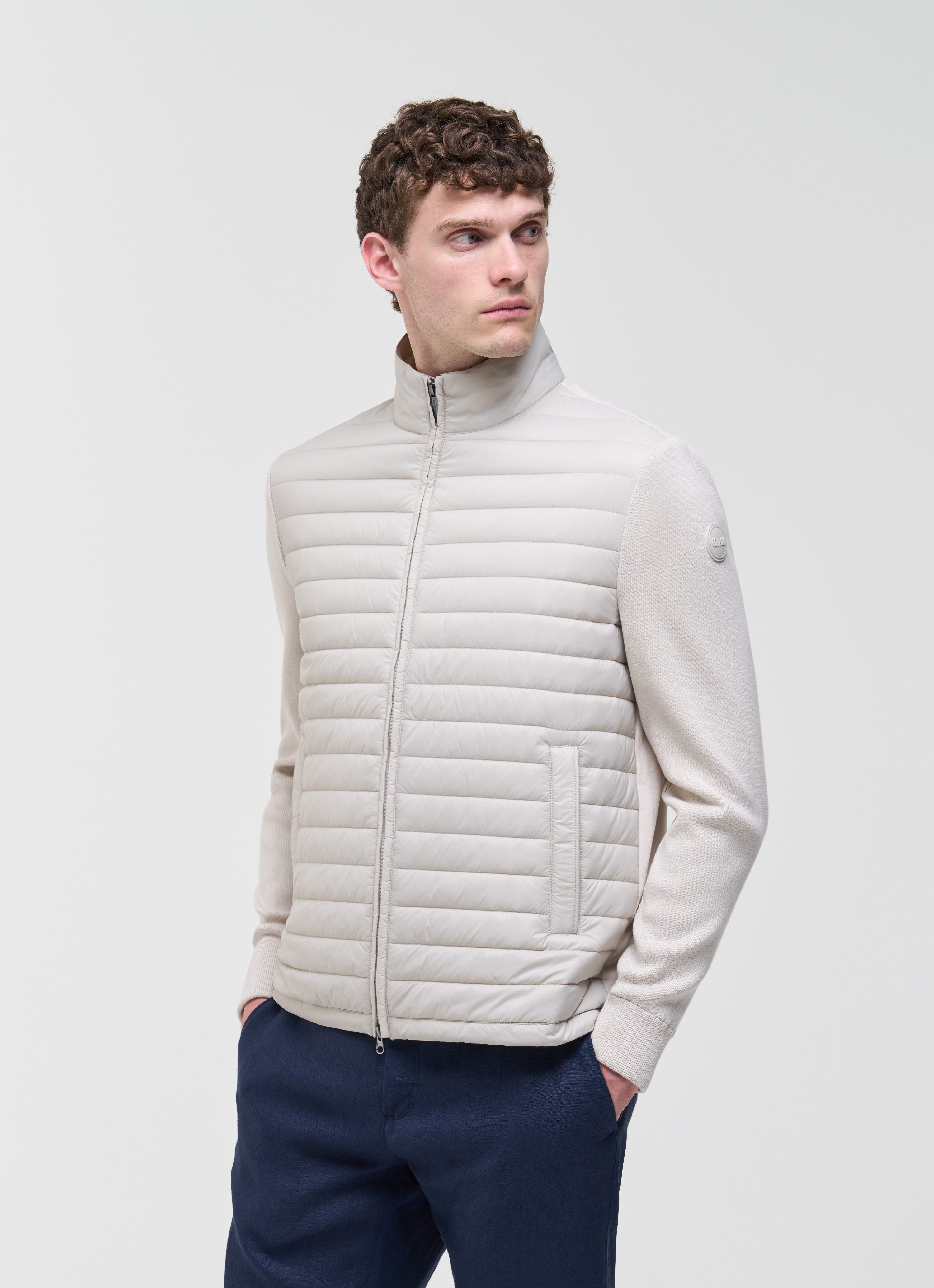 Colmar Hybridjacke MENS JACKET Stehkragen, 2-Wege-Reißverschluss, verstellbarer Tunnelzug am Saum