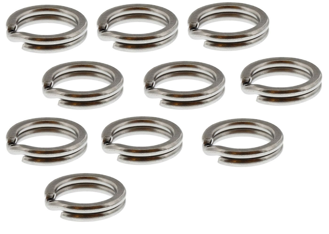 Kunstköder Westin Splitring Black Nickel - 10 Sprengringe