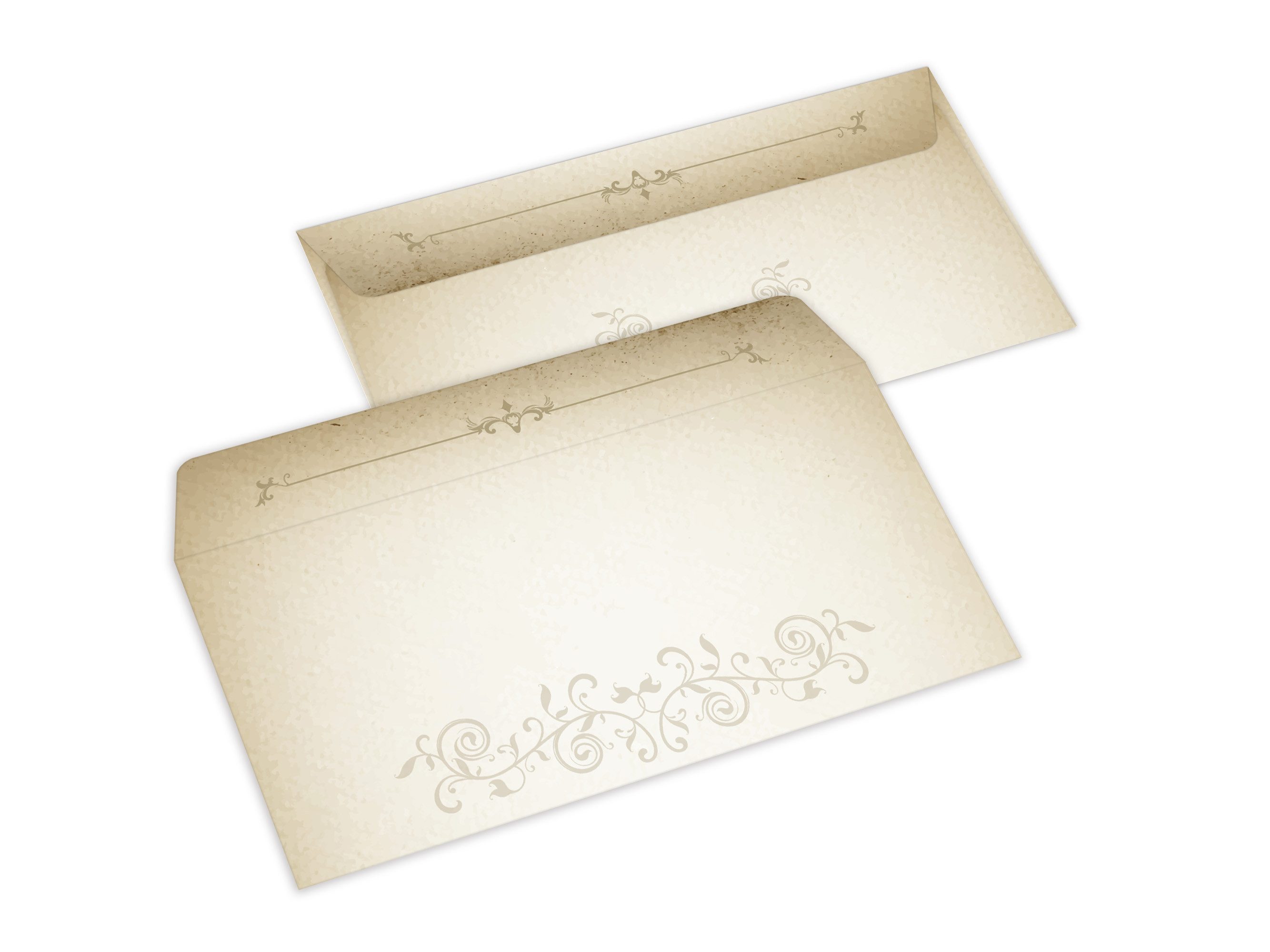 LIMONIA Briefpapier Set Briefblock A4 (Umschläge) Notizblock Papier Vintage Motivpapier, Motiv Briefumschläge, Made in Germany