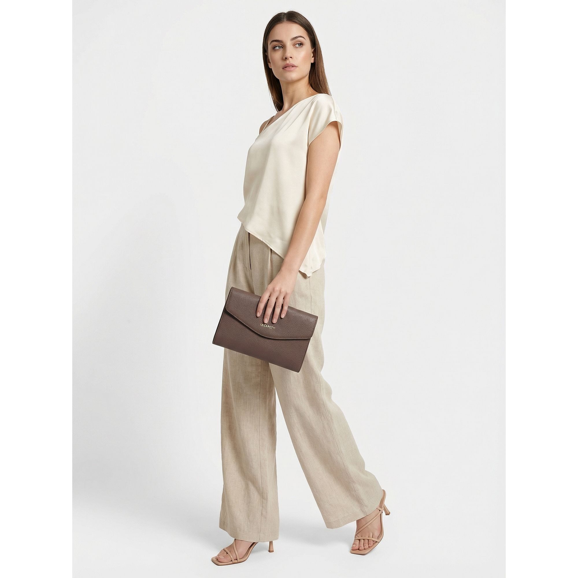 Lazarotti Clutch Bologna Leather, Leder