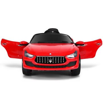 COSTWAY Elektro-Kinderauto, Maserati mit Musik, MP3 & LED