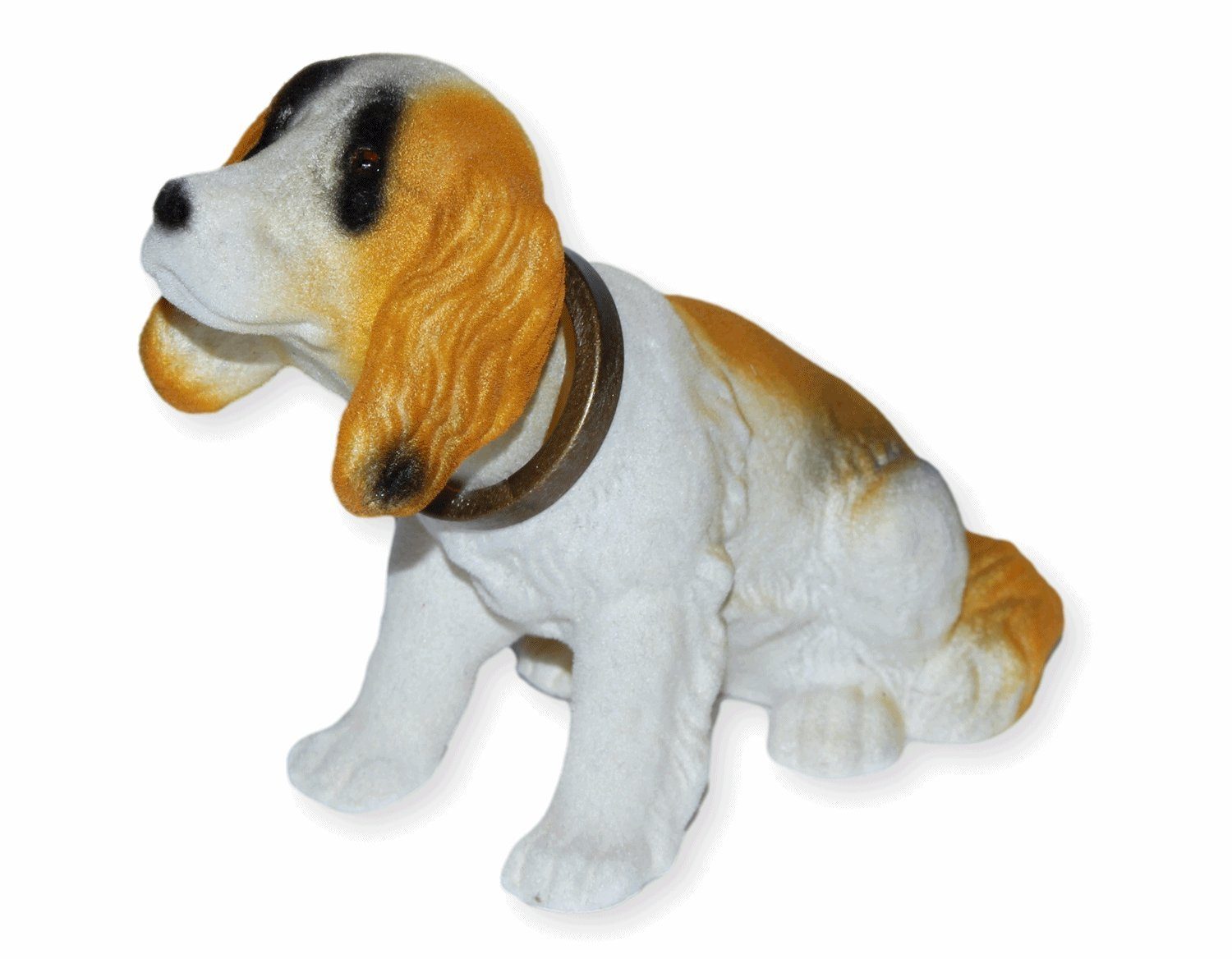 Wackel Dackel Figur Hund Dackel Wackelfigur H 10 cm klein sitzend mit  Wackelkopf Original