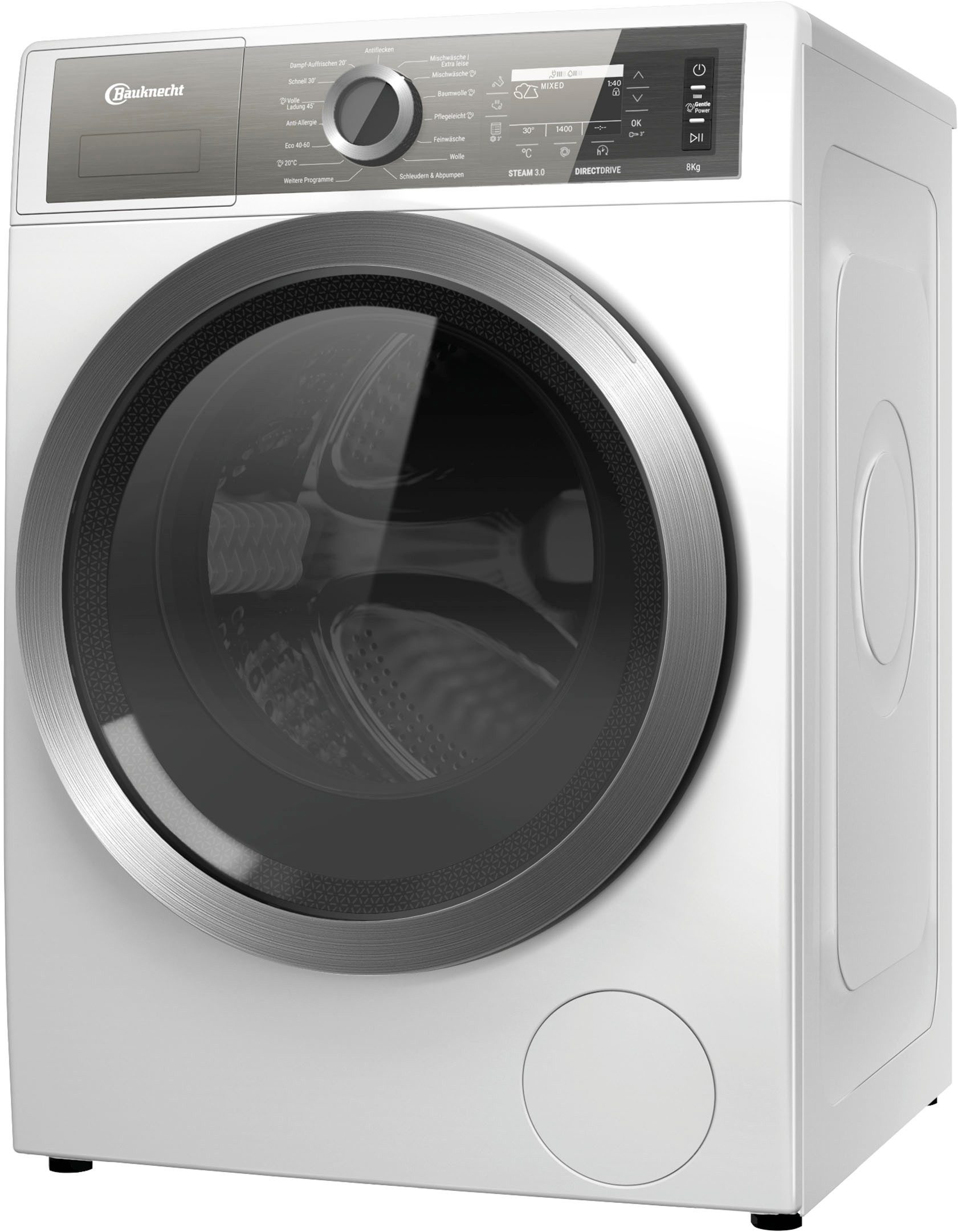 BAUKNECHT Waschmaschine B7X 89E SILENCE DE, 8 kg, 1400 U/min, Die leiseste Bauknecht Waschmaschine – Tag und Nacht nutzbar