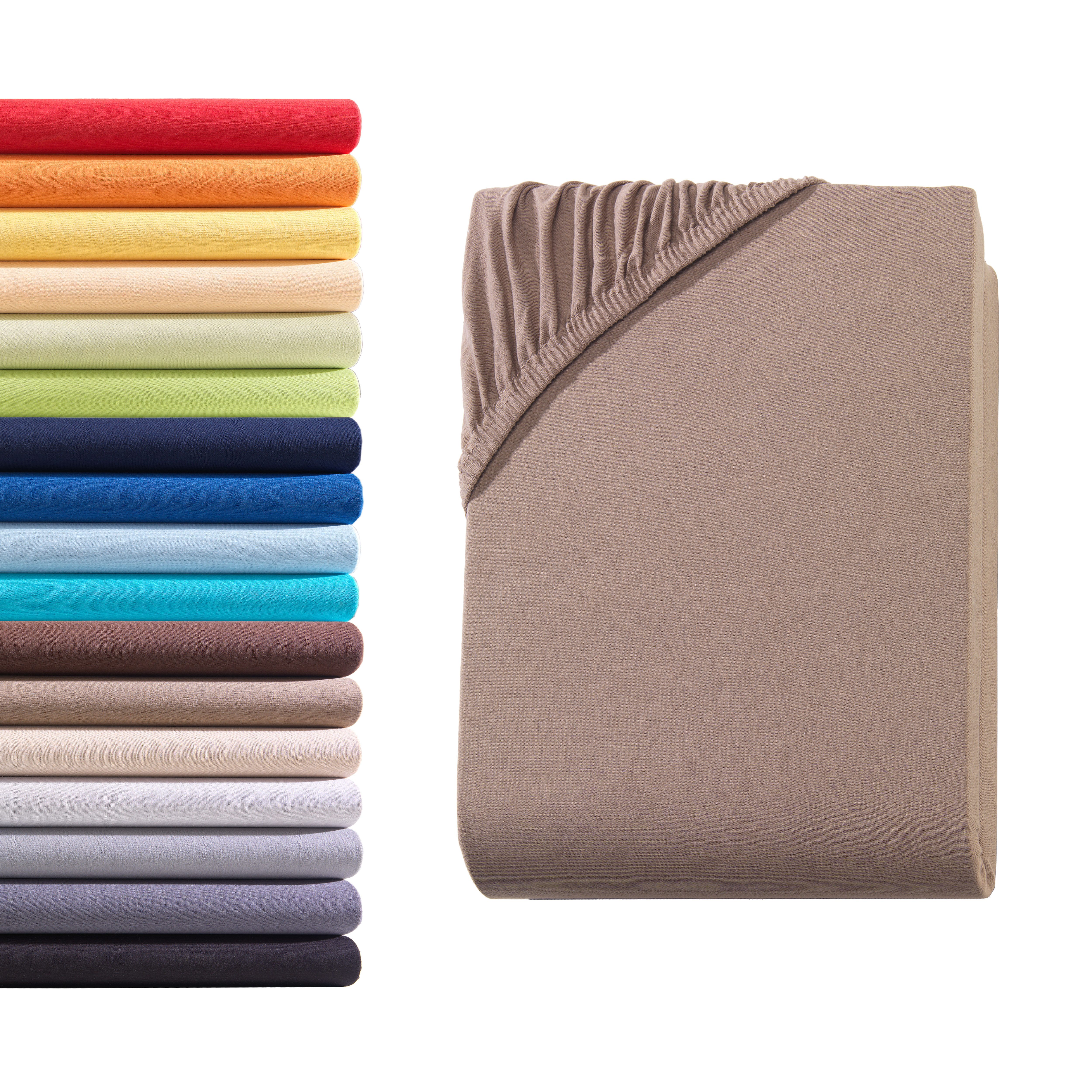 Hometex Premium Textiles Spannbettlaken Jersey Spannbettlaken günstig online kaufen