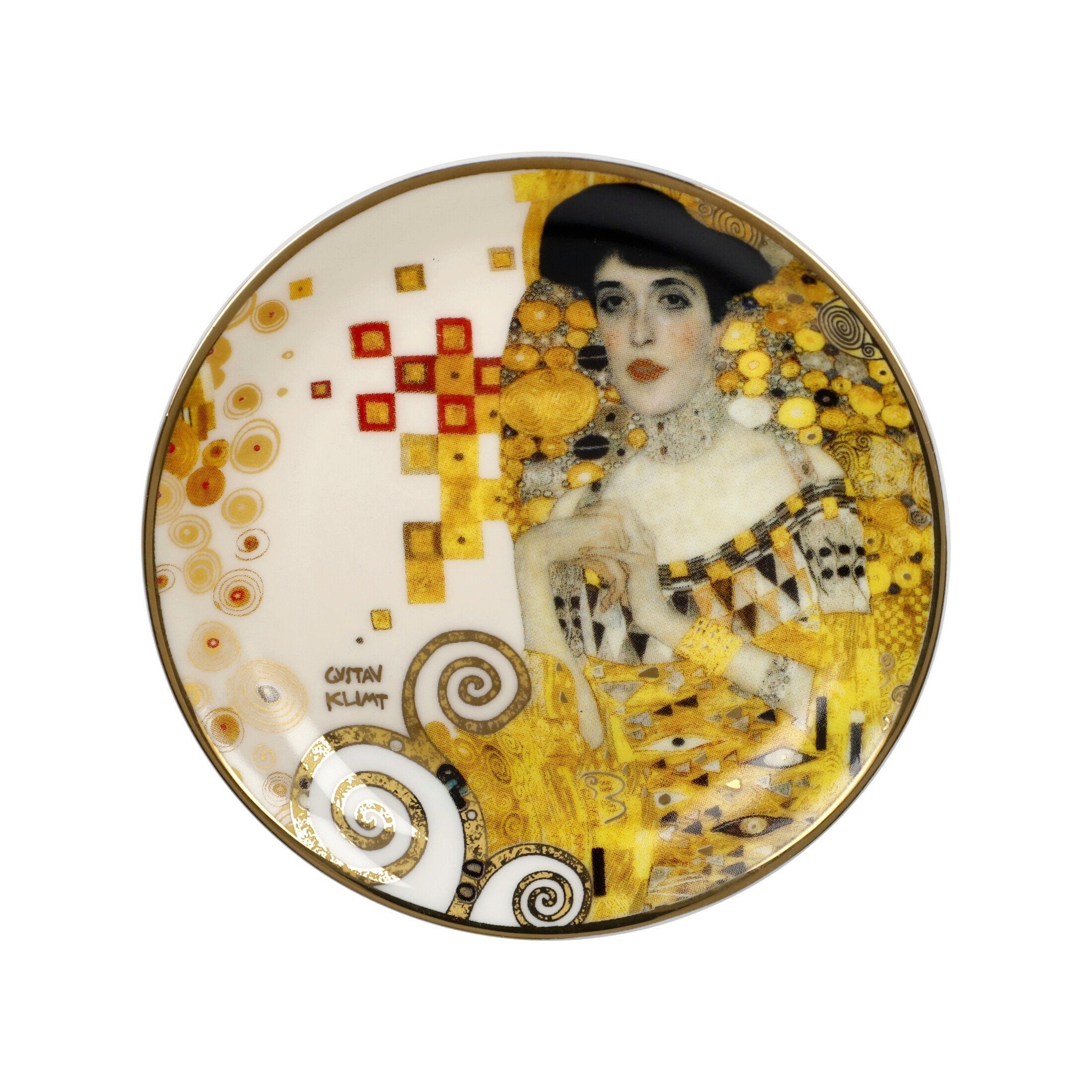 'Miniteller Klimt Gustav 10' Adele Goebel Goebel Dekoteller