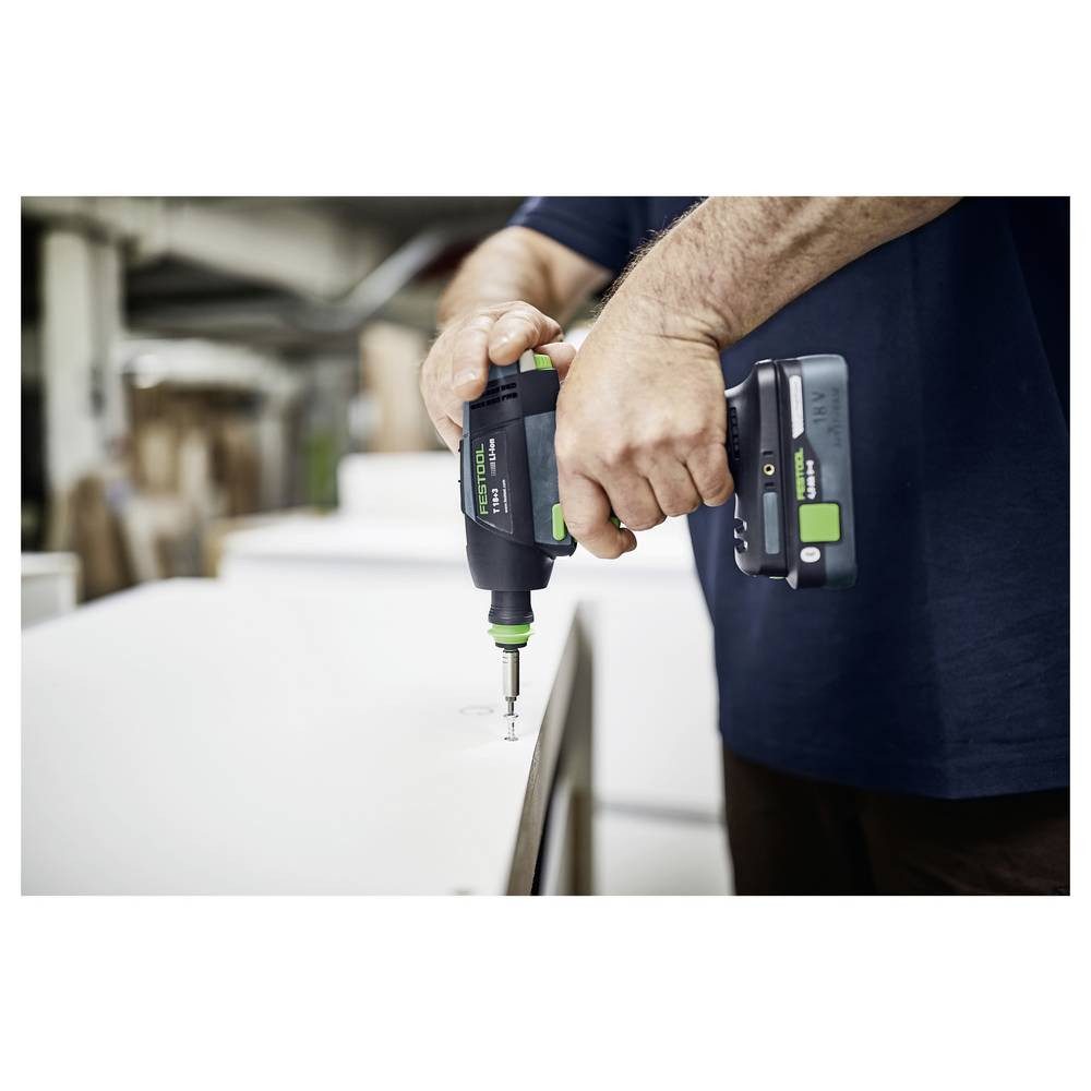 FESTOOL Akku-Schrauber T 18+3-Basic 576448 Akku-Bohrschrauber 18 V