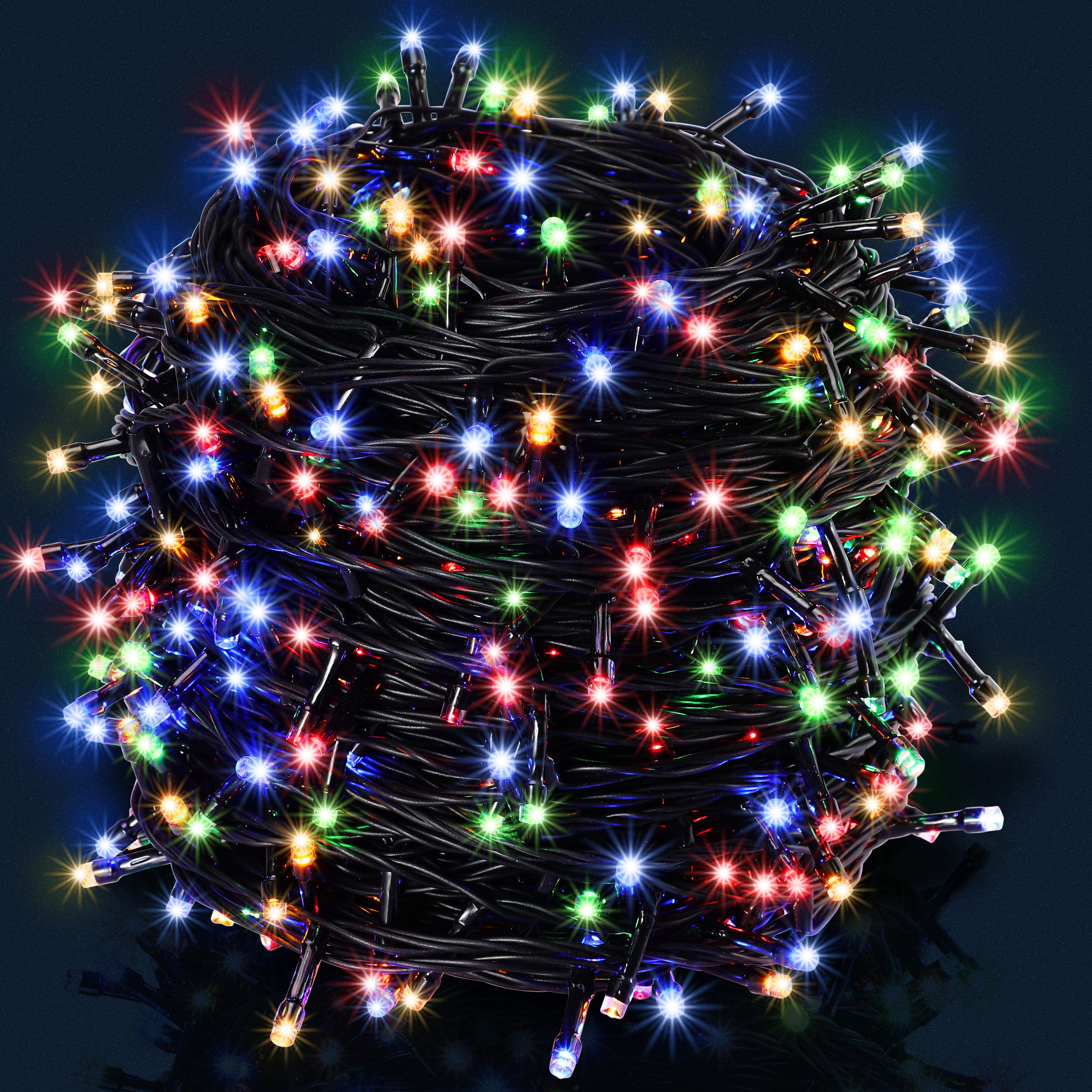 monzana Lichterkette, 200 / 400 / 600 LEDs warmweiß / kaltweiß / bunt IP44