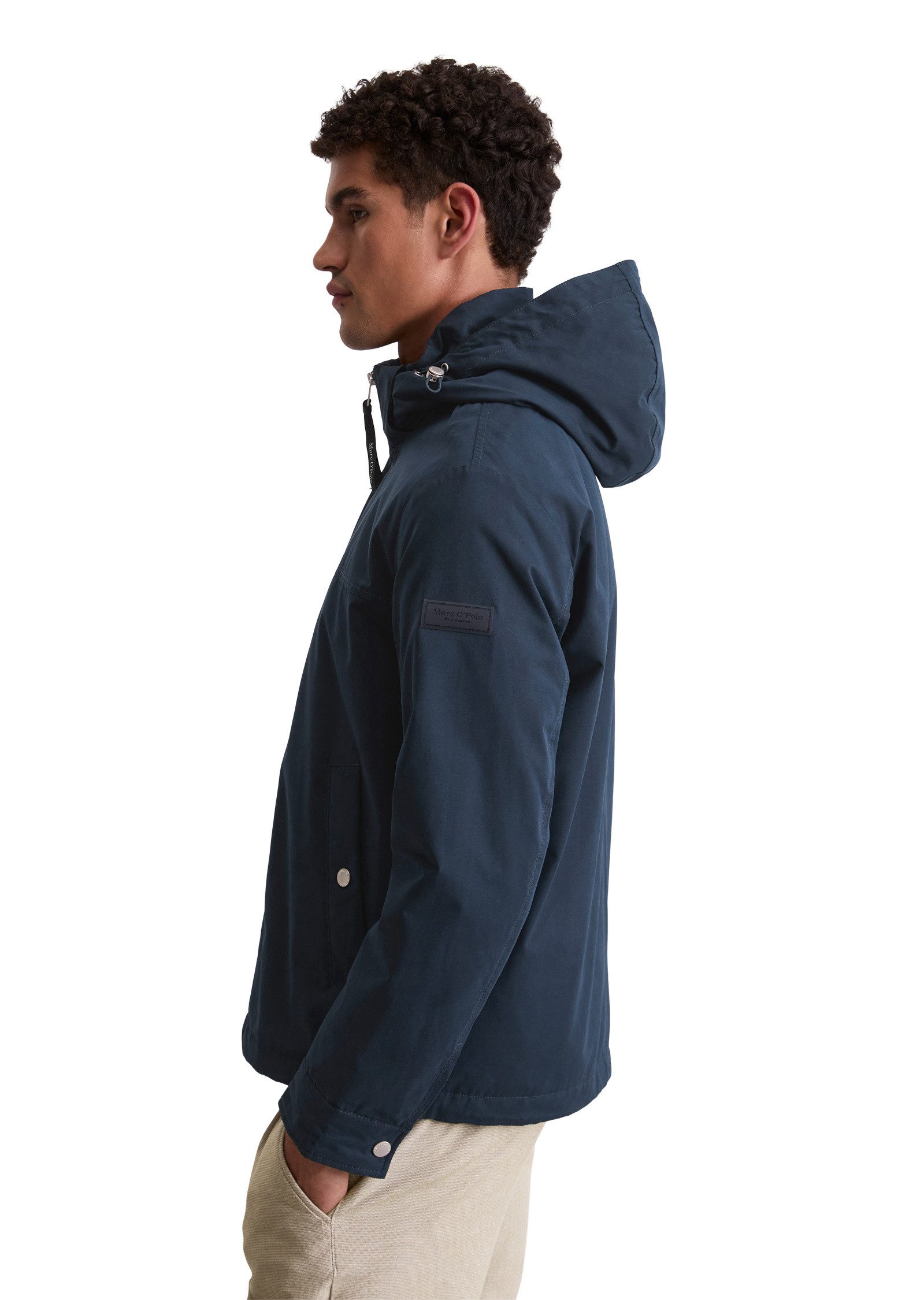 Marc O'Polo Outdoorjacke aus wasserabweisendem Technical Poly Cotton günstig online kaufen