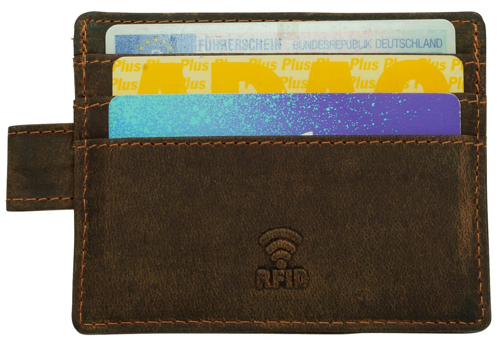 Kartenetui 6 Kreditkarten, für Ven RFID Schutz flach, Tomy