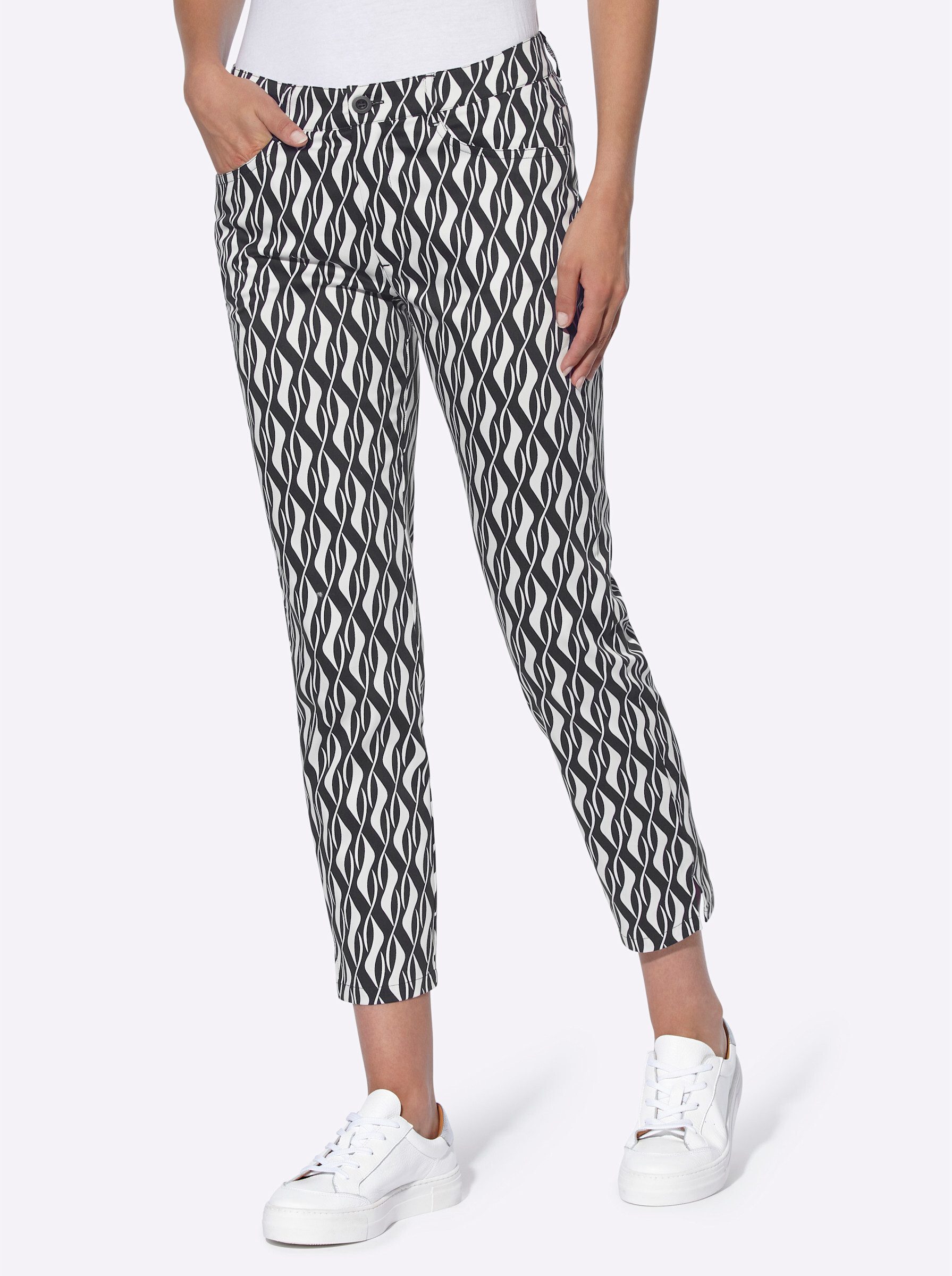 heine Shorts Druck-Hose normal