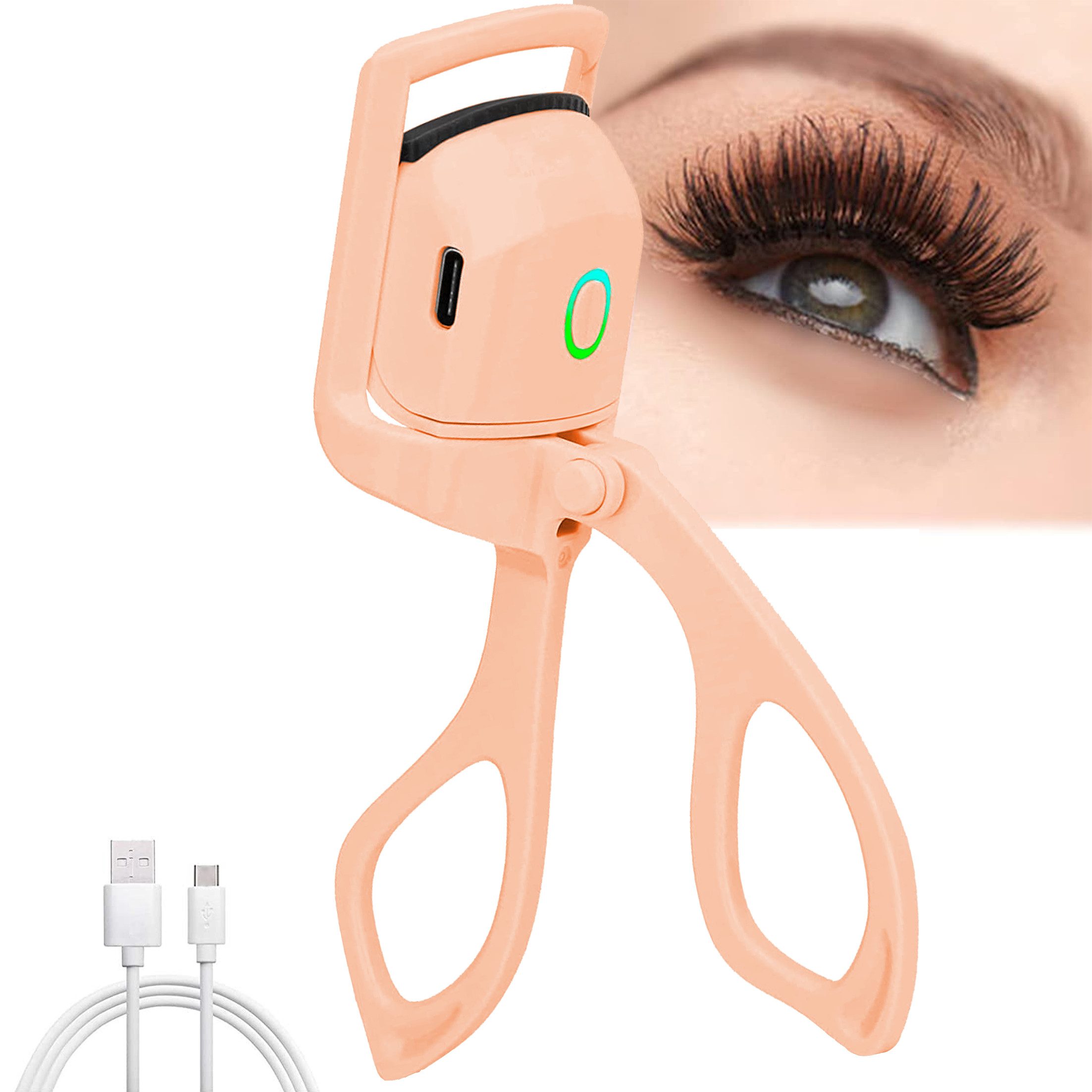 KINSI Wimpernzange Elektrische Wimpernzange, beheizte Wimpernzange, Wimperformer, Lange Wimpern, natürliche Wimpernzange für Frauen