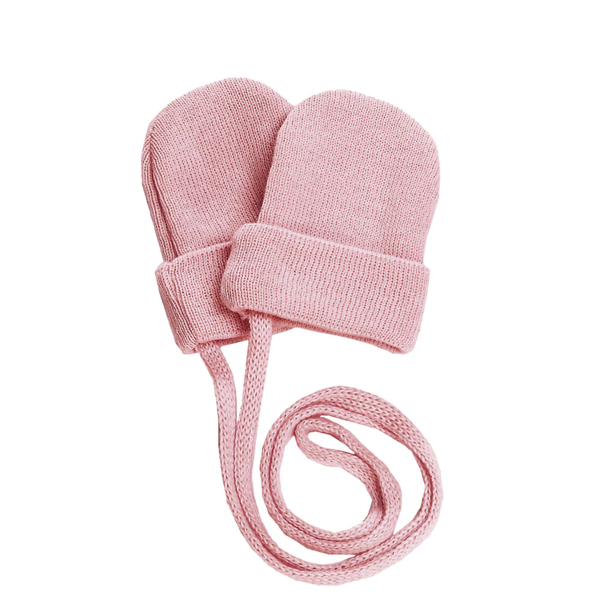 MAXIMO Fäustlinge BABY-Fausthandschuhe ohne Daumen, Fleecefutter, Basicfarben (2-St) Merino