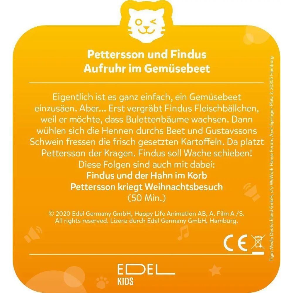 Tiger Media Deutschland GmbH Hörspiel tigercard - Pettersson & Findus - Folge 3: Aufruhr im Gemüsebeet