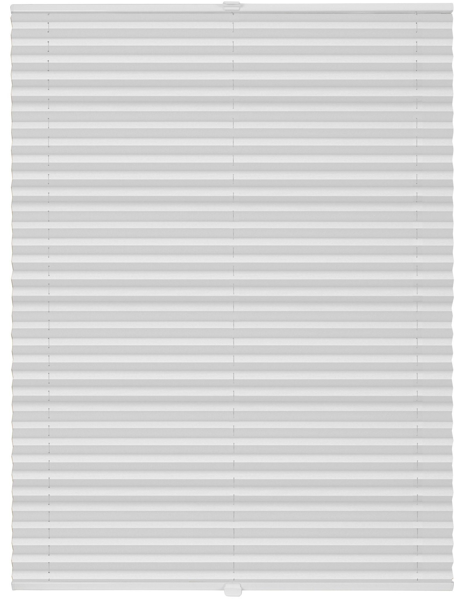 ondeco Plissee Basic, Lichtschutz, ohne Bohren, verspannt, Klemmträger mit Feststellschraube