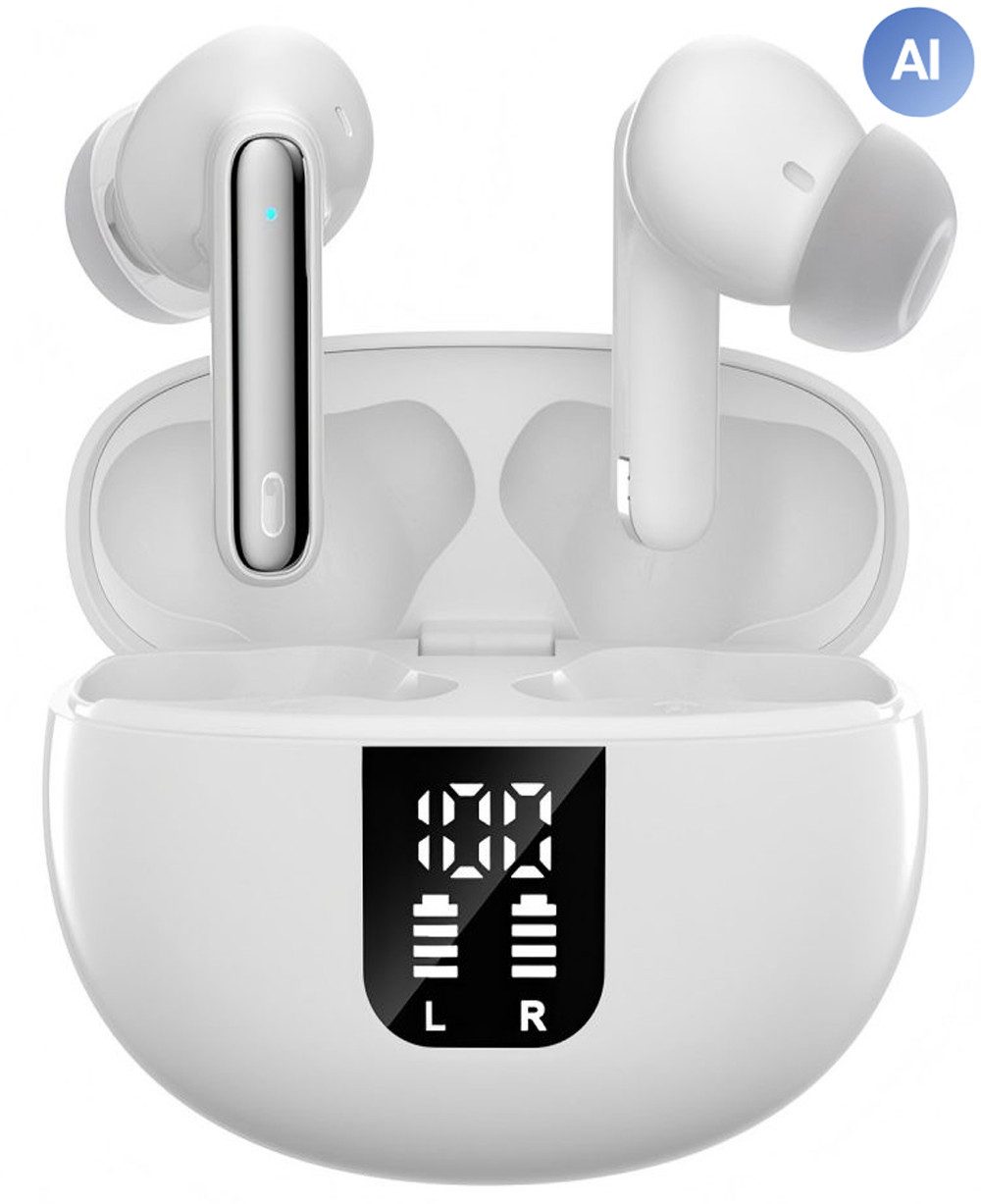 ibettertec In Ear Ohrhörer, In-Ear-Kopfhörer AI-Sprachübersetzung, Bluetooth 5.4 Bluetooth-Kopfhörer (Sport Kopfhörer Bluetooth-Kopfhörer, für144 Sprachen in Echtzeit)