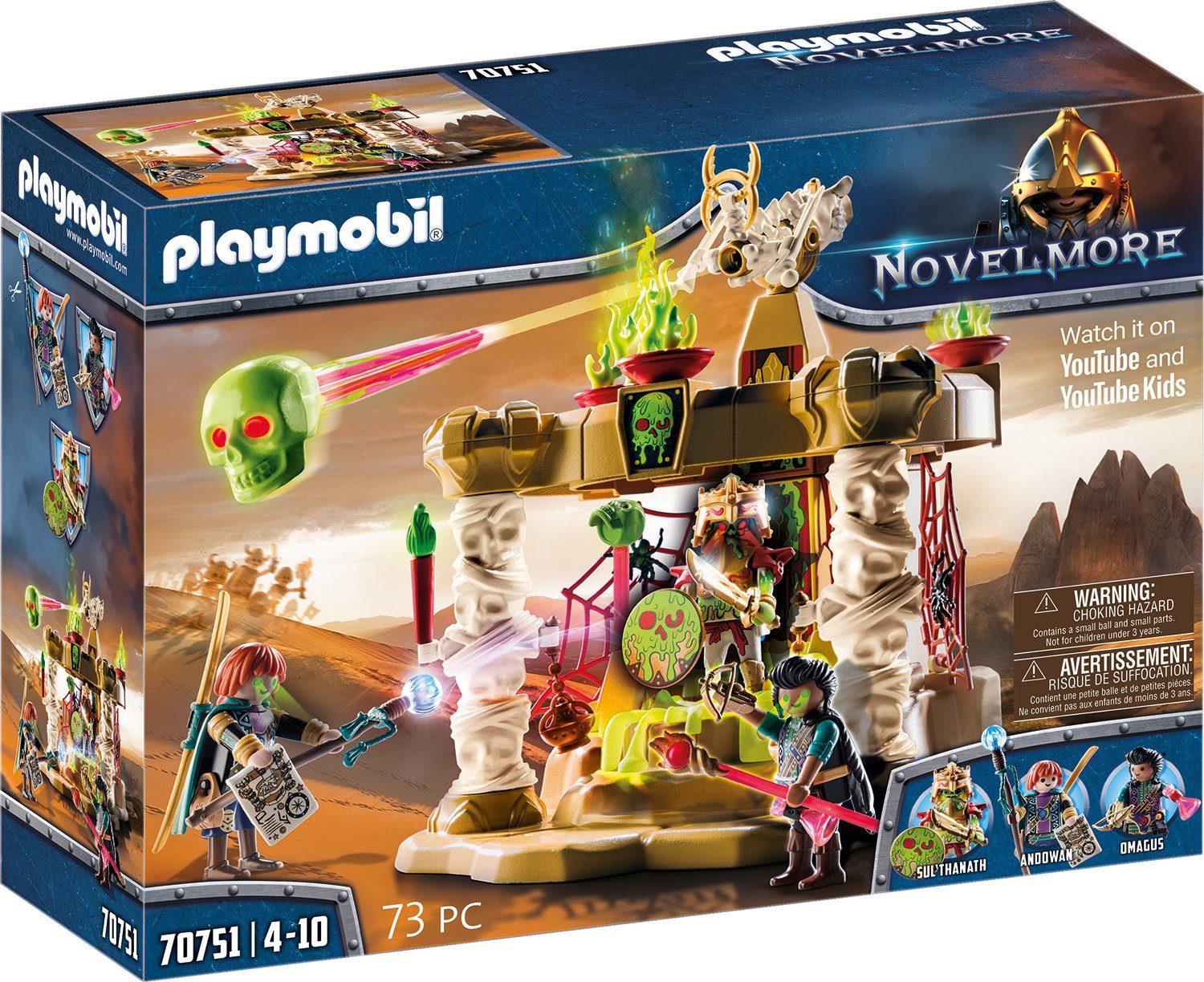 Image of 70751 Novelmore Sal''ahari Sands - Tempel der Skelettarmee, Konstruktionsspielzeug