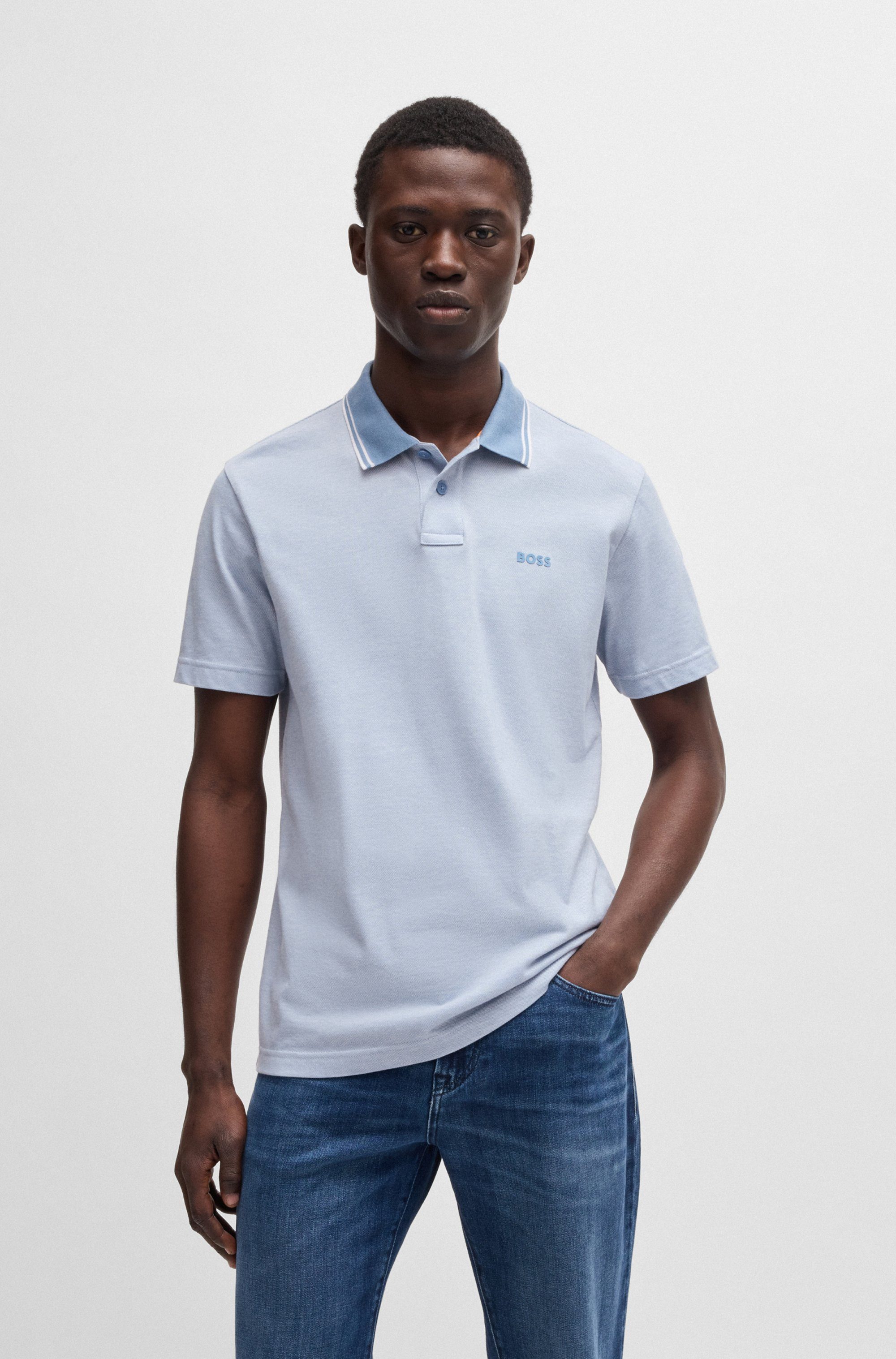 BOSS ORANGE Poloshirt PeoxfordNew mit Polokragen günstig online kaufen
