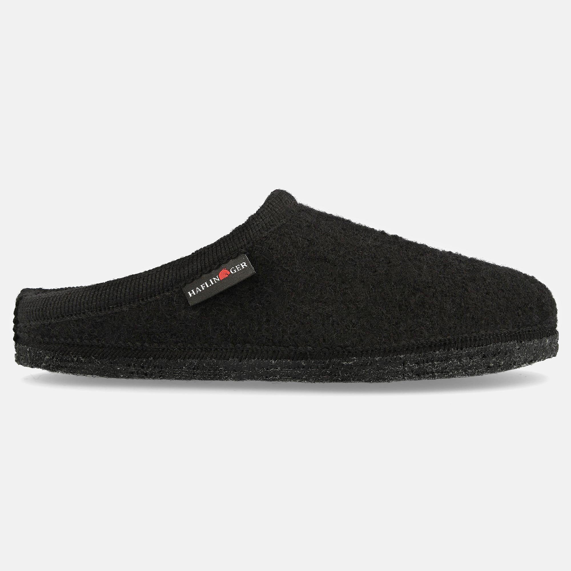Haflinger Alaska Hausschuh Pantoffel aus gewalkter Wolle Hausschuh
