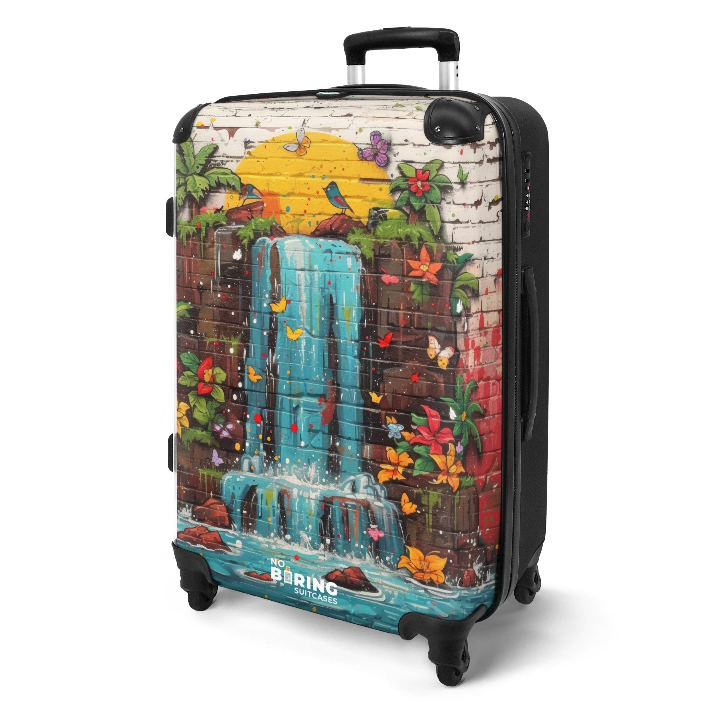 NoBoringSuitcases.com© Hartschalen-Trolley Wasserfall im Graffiti-Stil 67 günstig online kaufen