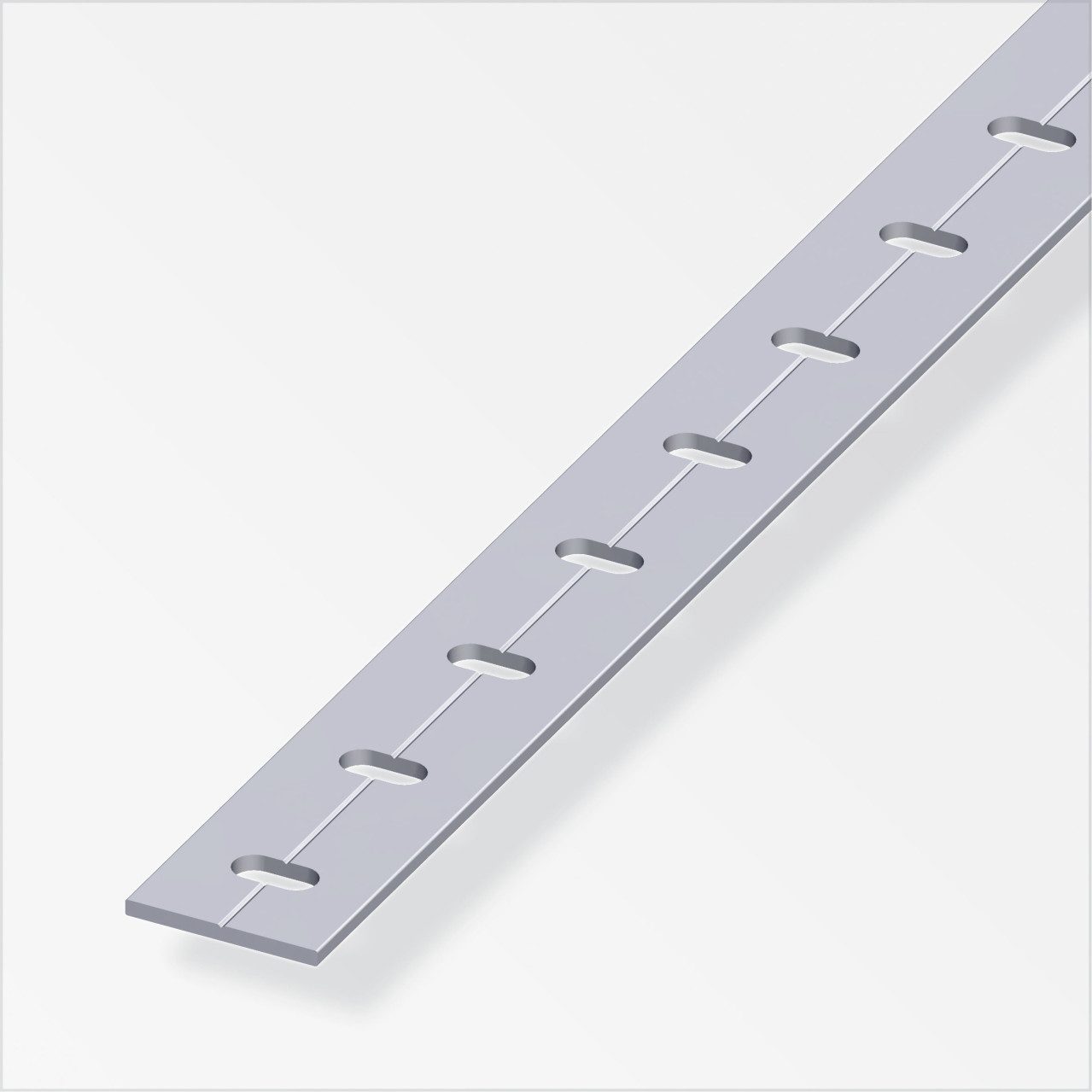 alfer Profil alfer Flachprofil Aluminium roh blank gelocht günstig online kaufen