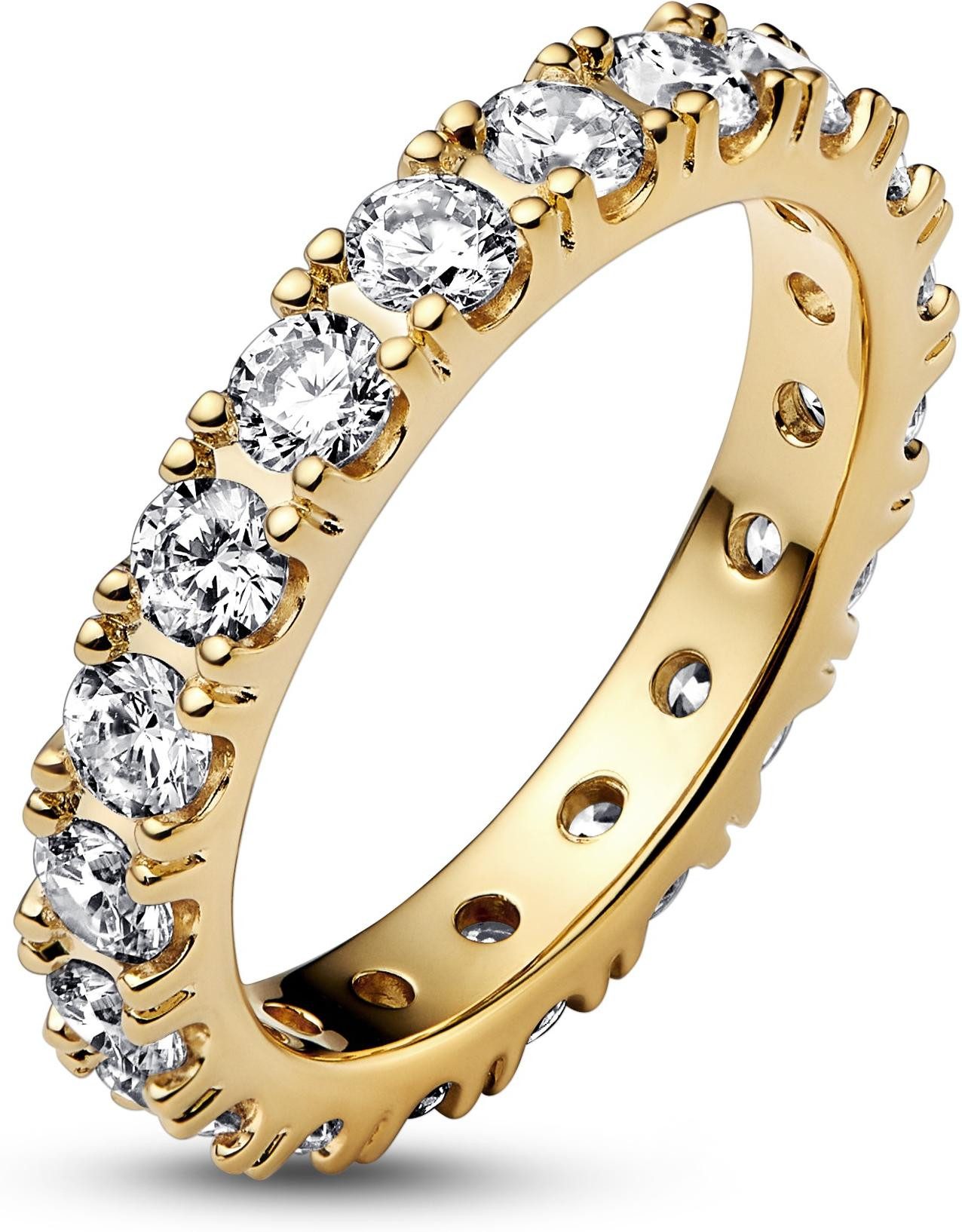 Pandora Fingerring Pandora Funkelnde Reihe Ewigkeits-Ring 160050C01 Damenri günstig online kaufen