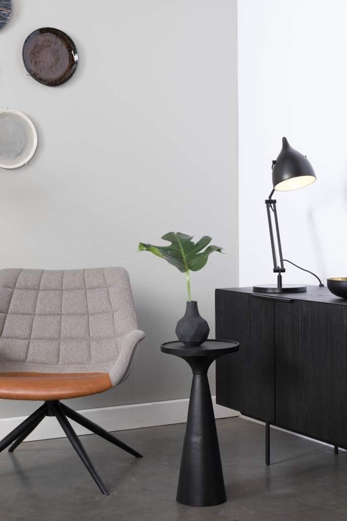 Zuiver Beistelltisch Beistelltisch FLOSS BLACK von Zuiver aus Aluminiumguss