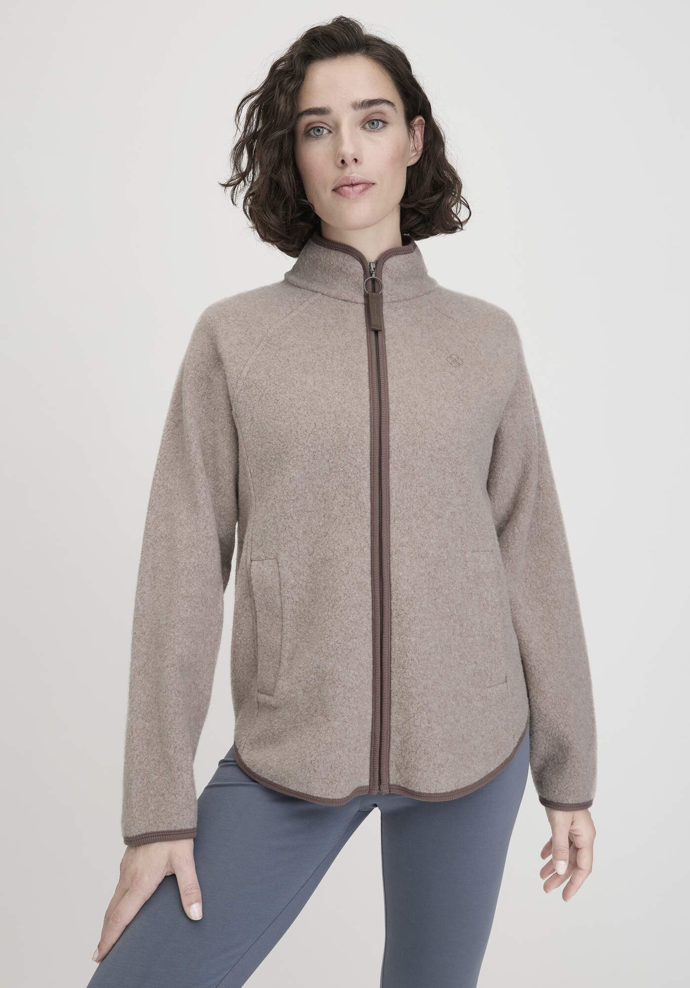 Hessnatur Fleecejacke Relaxed ACTIVE LIGHT aus Bio-Baumwolle (1-St) günstig online kaufen