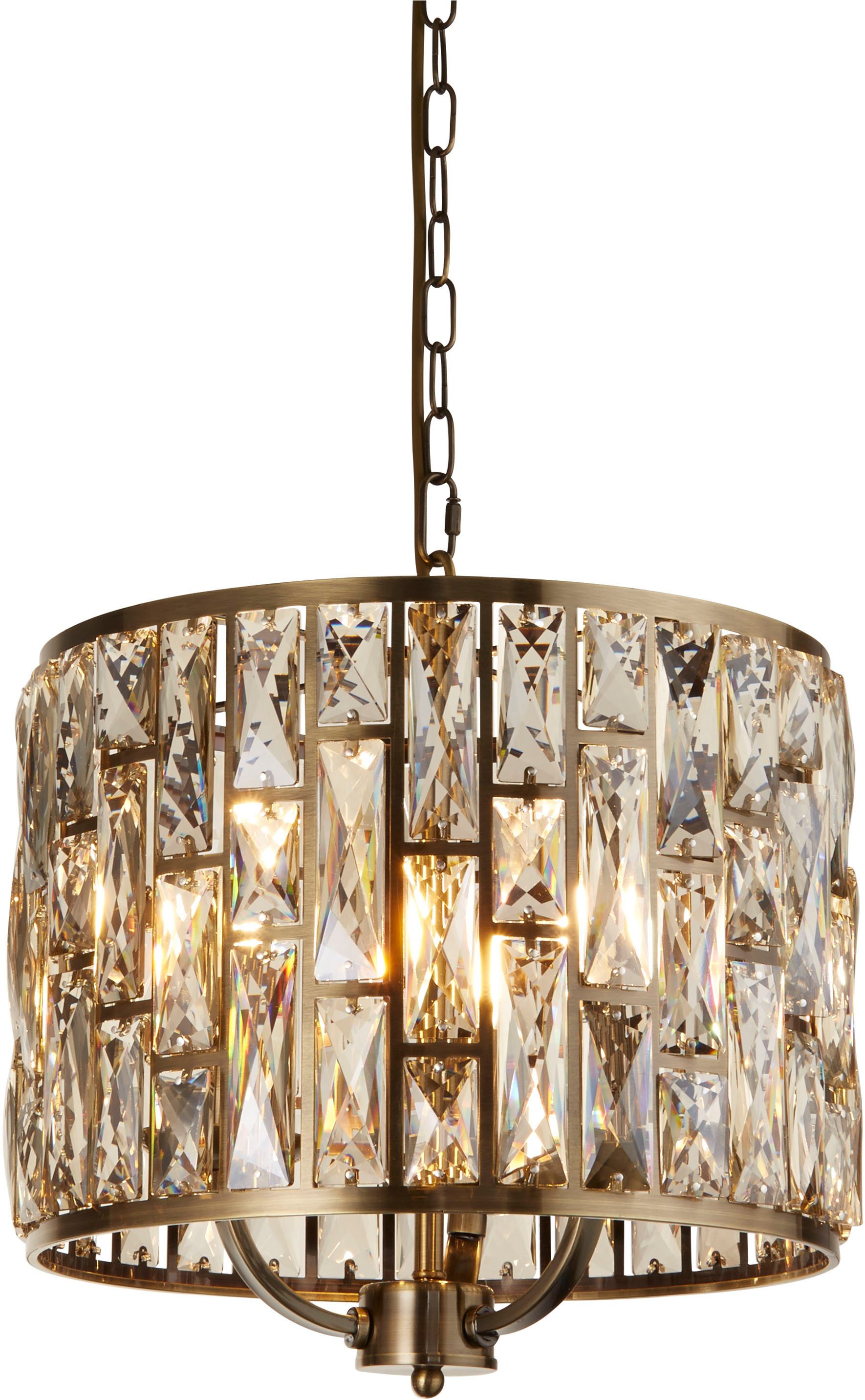 Searchlight Hängeleuchte Hängeleuchte Bijou, 3-flammig, ohne Leuchtmittel, Glamourös
