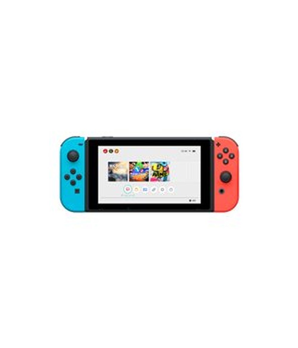 Nintendo Switch Konsole V2, neon-rot/neon-blau PC
