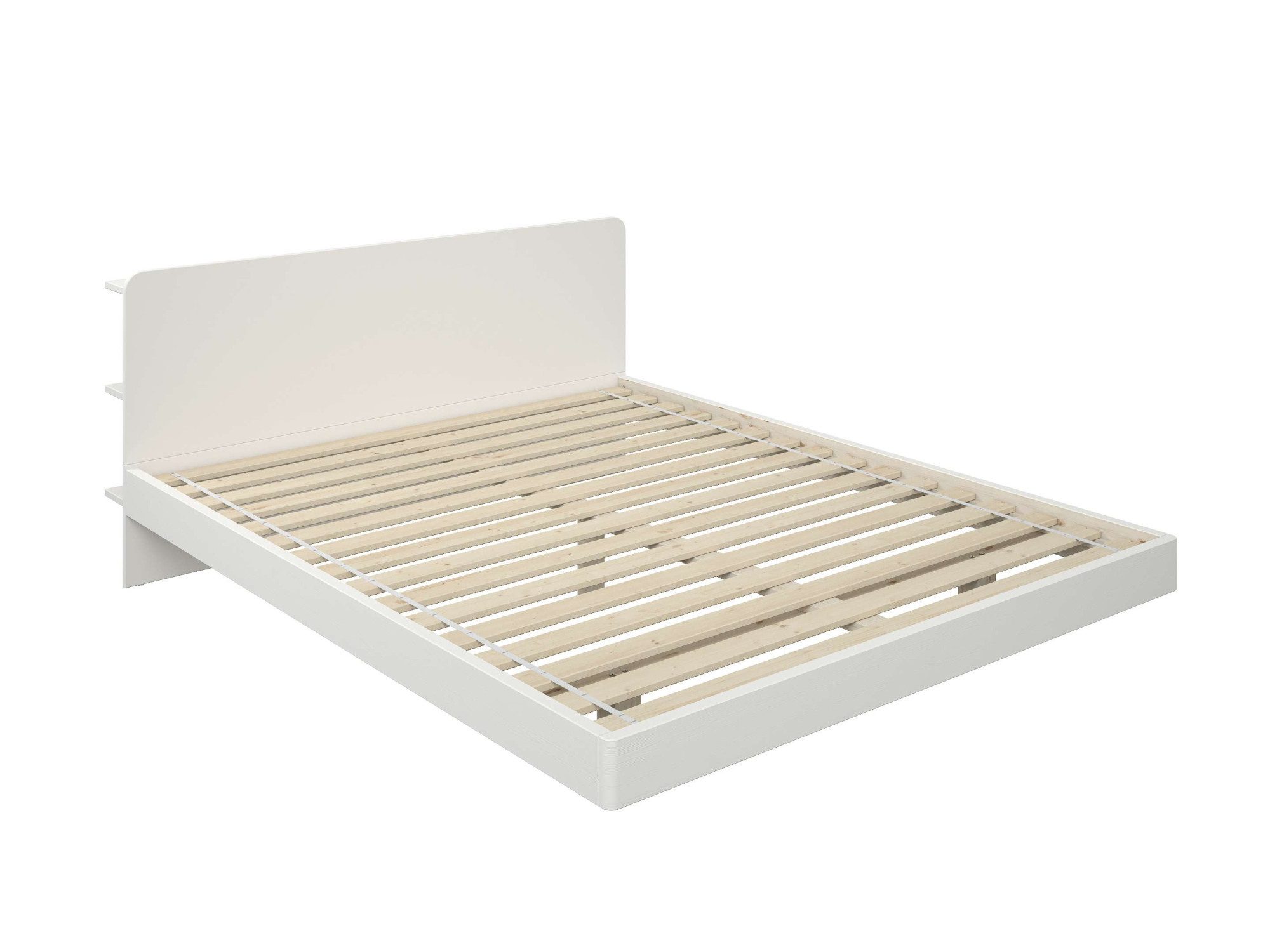 OTTO home Massivholzbett Amaliah Schwebebett, versteckte Regale hinter dem günstig online kaufen