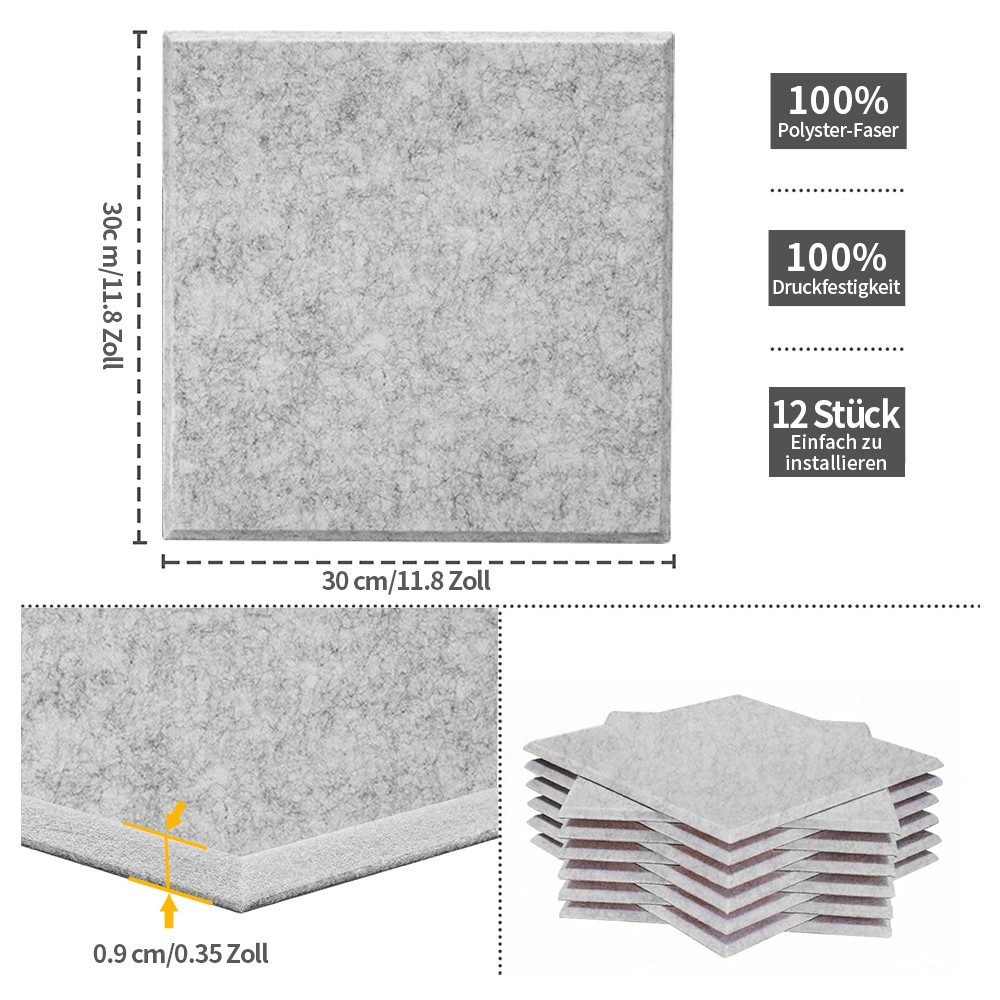 PFCTART Schallschutzpaneel Verschiedene akustische Absorptionsplatten aus günstig online kaufen