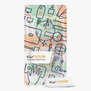 kwmobile Smartwatch-Hülle 2x Kunststoff Hülle für Samsung Galaxy Watch 5 (44mm), Schutzrahmen - Glitzer Schutzhülle in Schwarz Rosegold