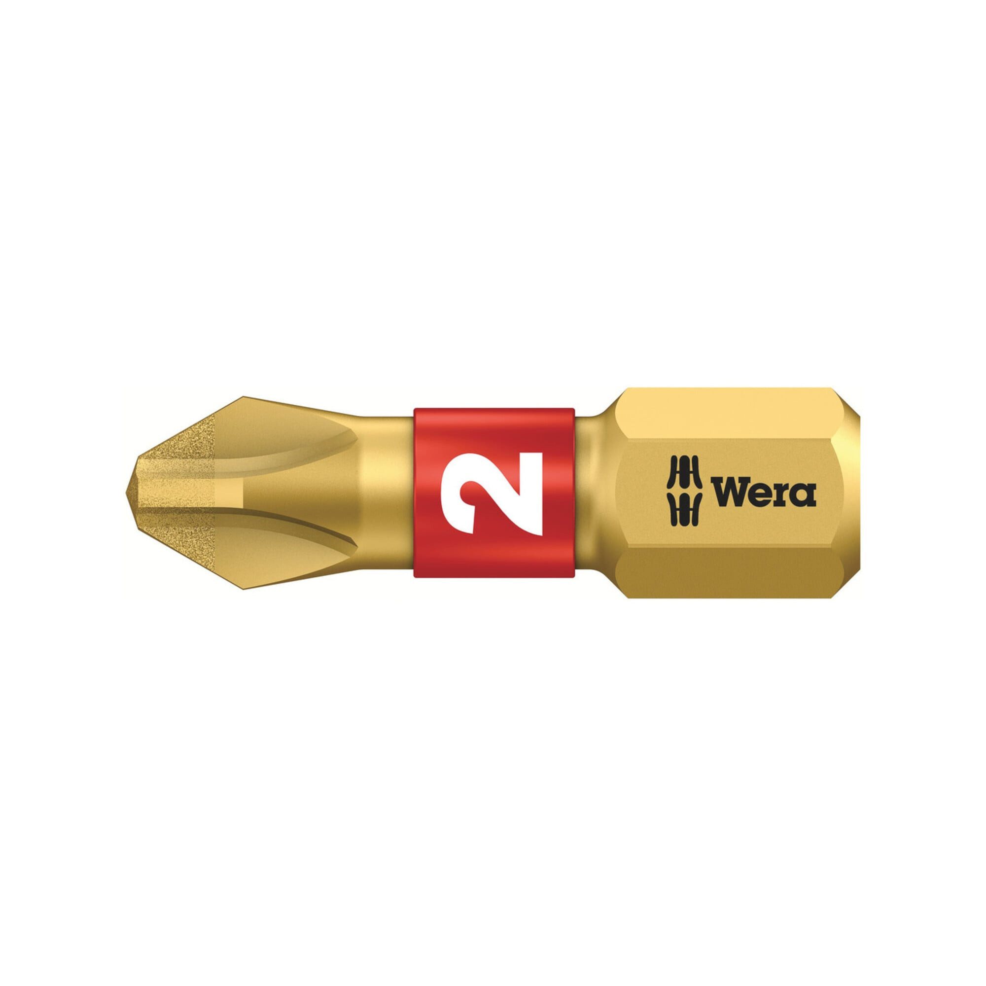 Kreuzschlitz-Bit Wera 851/1 BDC Phillips-Bits, PH 2, Länge 25 mm 10 Stk