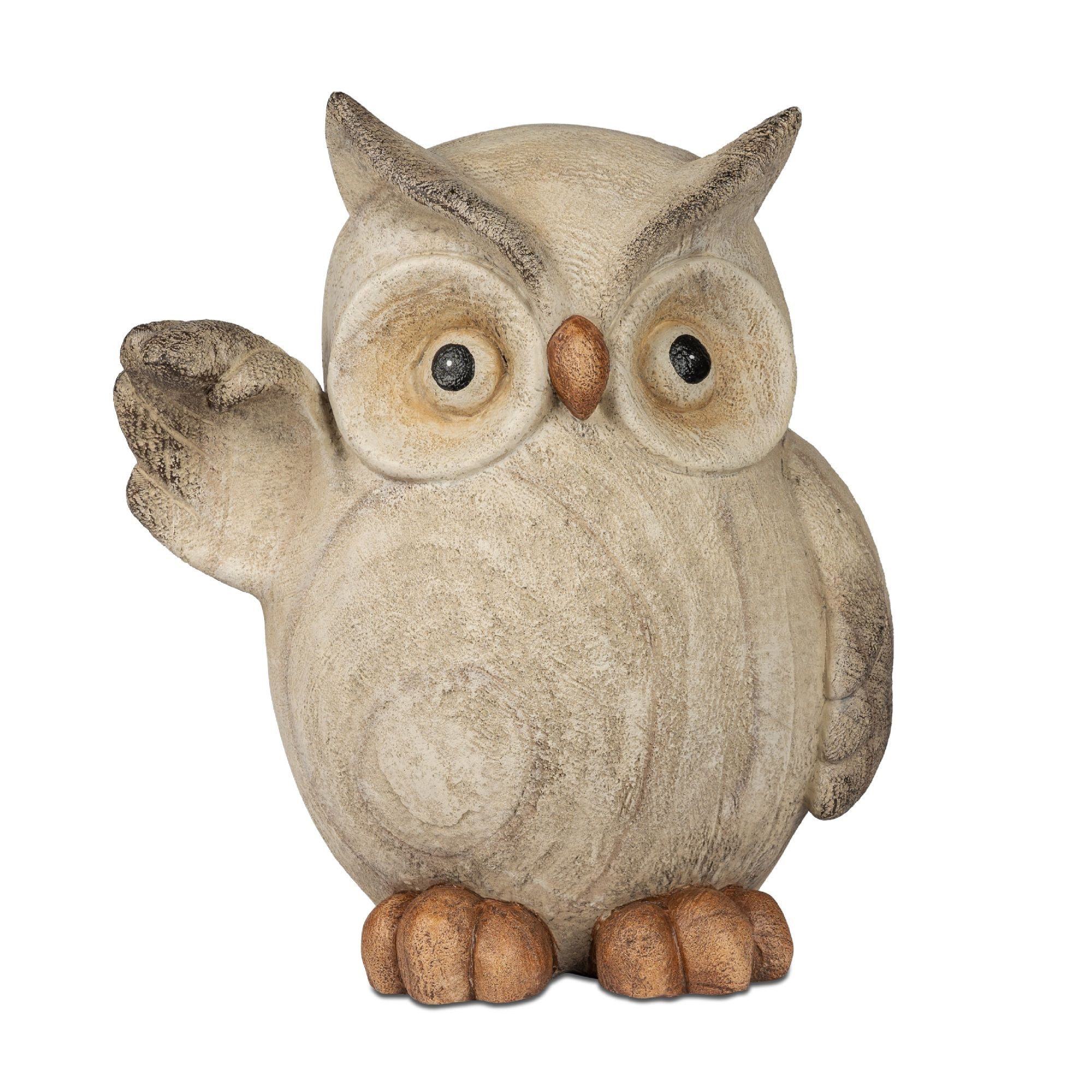 formano Dekofigur Wood, Höhe: 25cm, Farbe: Braun, Motiv: Eule