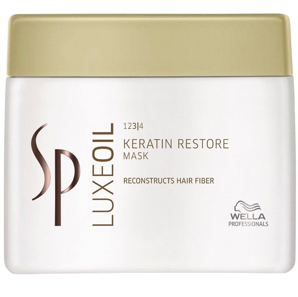 Wella SP Haarmaske Luxe Keratin Restore Mask, pflegende Öle verbessern die Haarstruktur