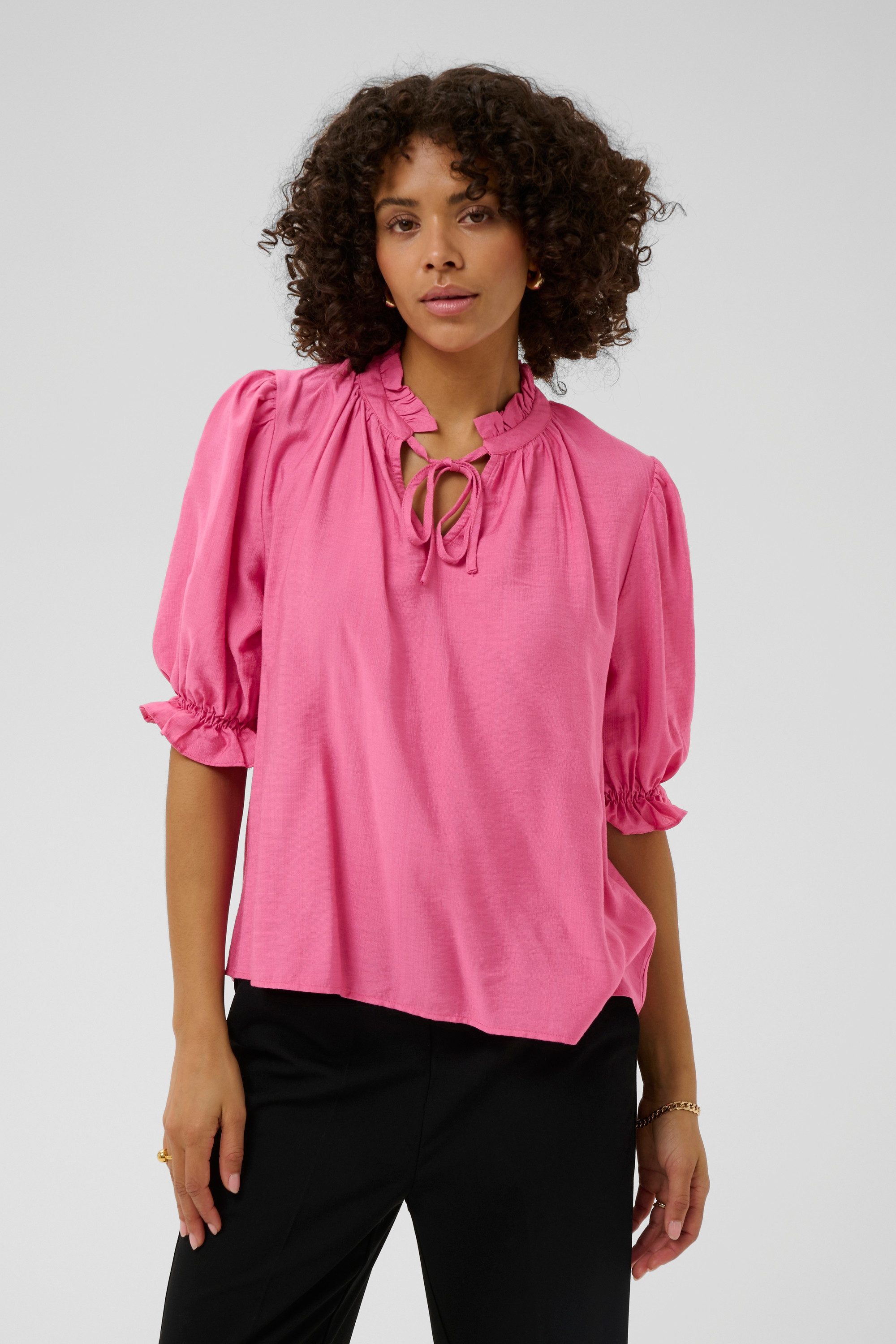 KAFFE Kurzarmbluse Kurzarm-Bluse KAlufia günstig online kaufen