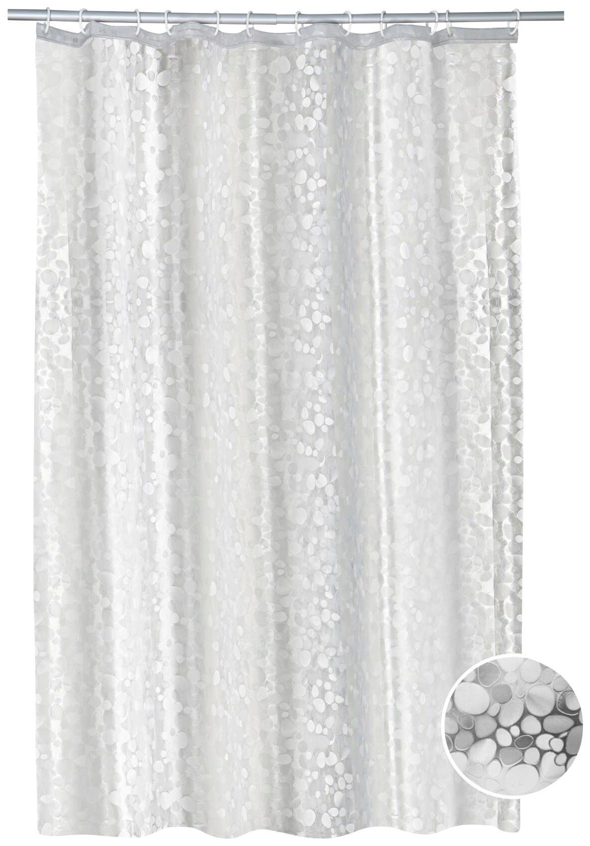 Ridder Duschvorhang Stone Breite 180 cm günstig online kaufen